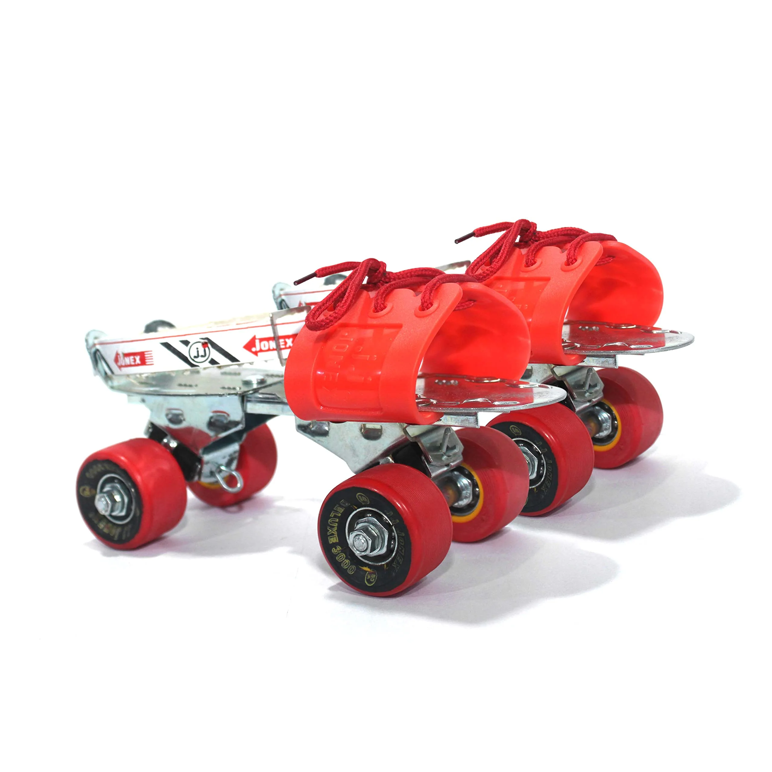 JJ JONEX Deluxe with Brake Adjustable Quad Roller Skates Suitable for Age Group 6 -15 Years (MYC) - Image 2