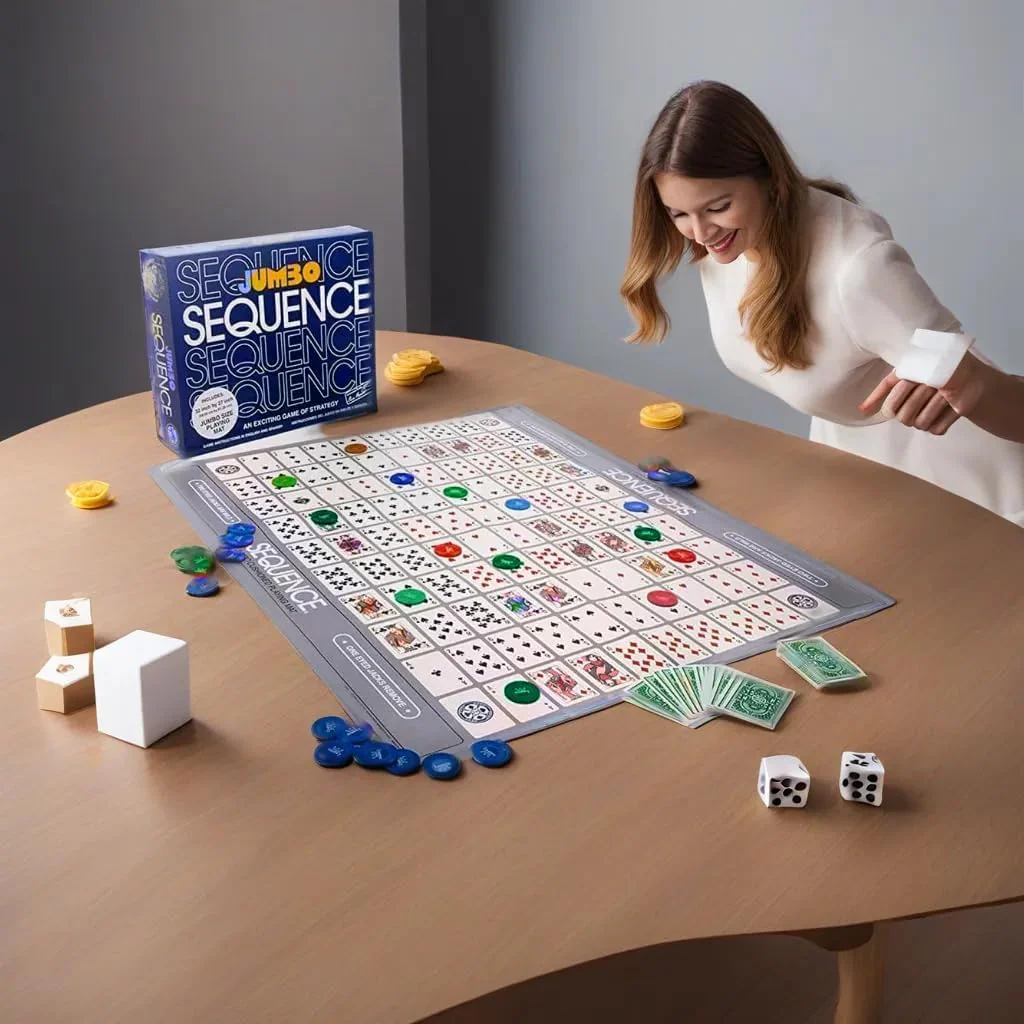 Jumbo Sequence Board Game - Mat - Image 8