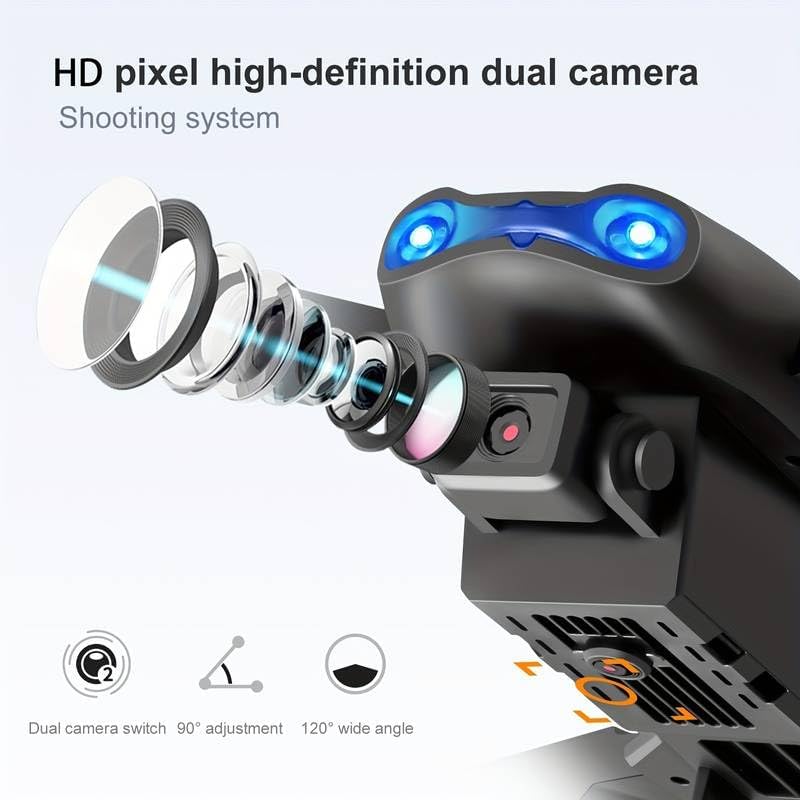 K3 & E99 Drone with 4K Camera, WiFi FPV 1080P HD Dual Foldable RC Quadcopter Altitude Hold, Headless Mode, Visual Positioning - Image 5