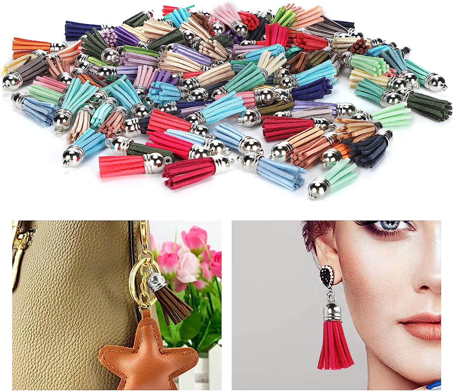 Leather Tassel Silver Cap - Image 3