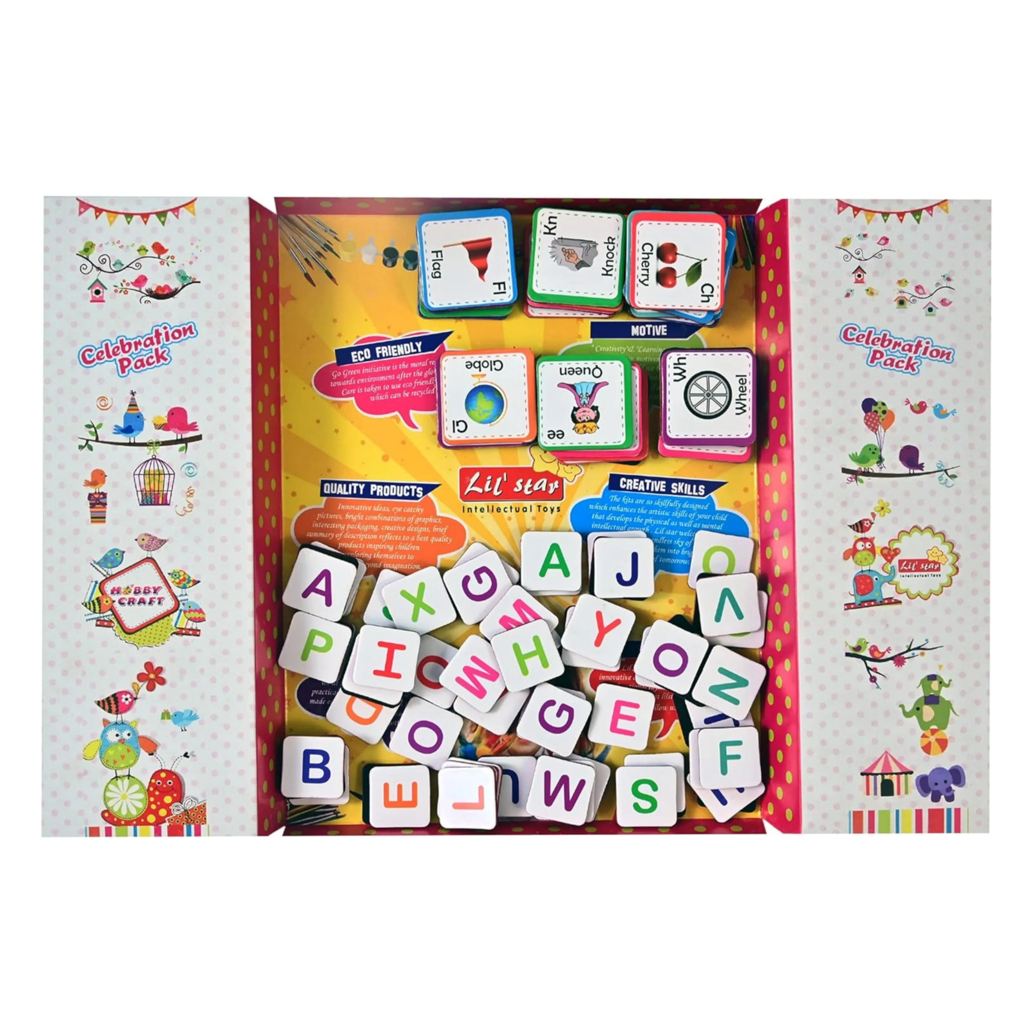 Lil' Star Magnetic Phonics & Scramble Game Multicolor - 104 Pieces - Image 2