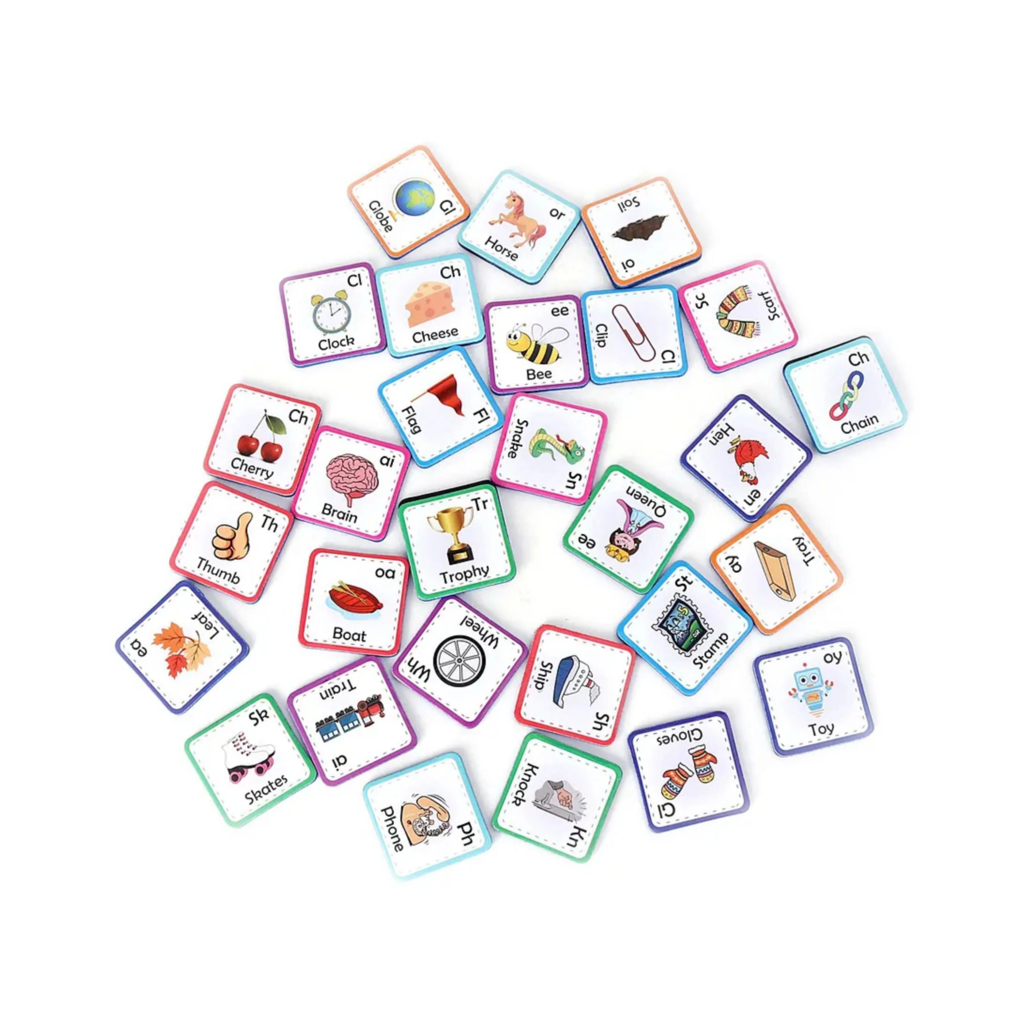 Lil' Star Magnetic Phonics & Scramble Game Multicolor - 104 Pieces - Image 5