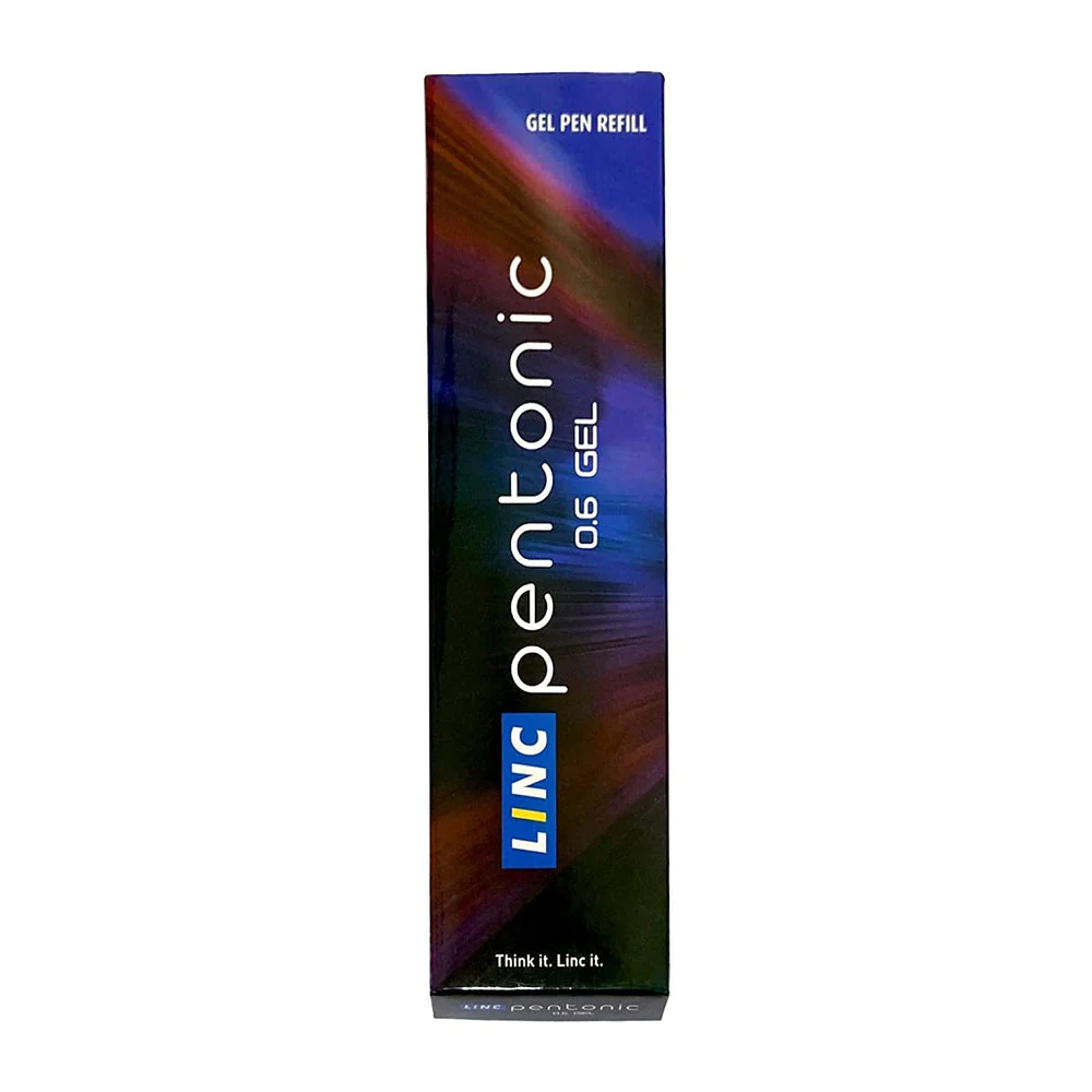 LINC Pentonic Gel Pen Refill (Black Ink, Pack of 10) - Image 3