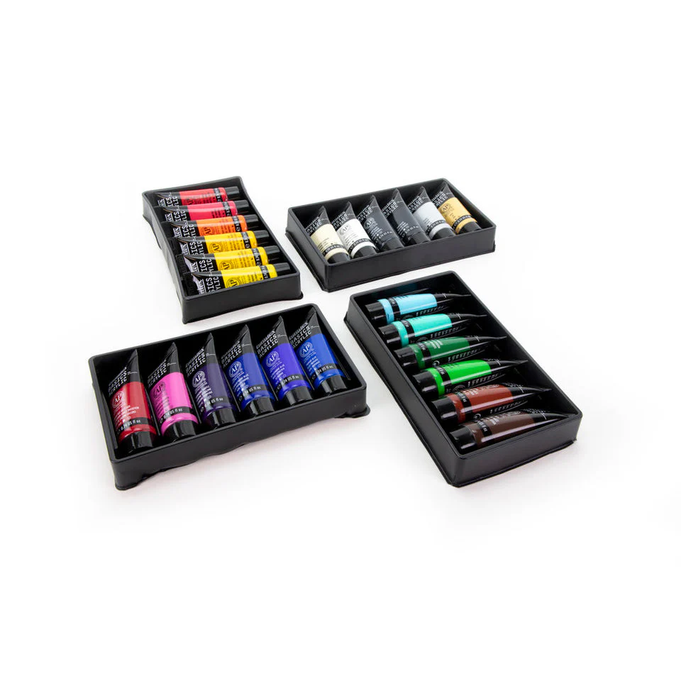 Liquitex Basics Acrylic Set - 24x22ml - Image 4