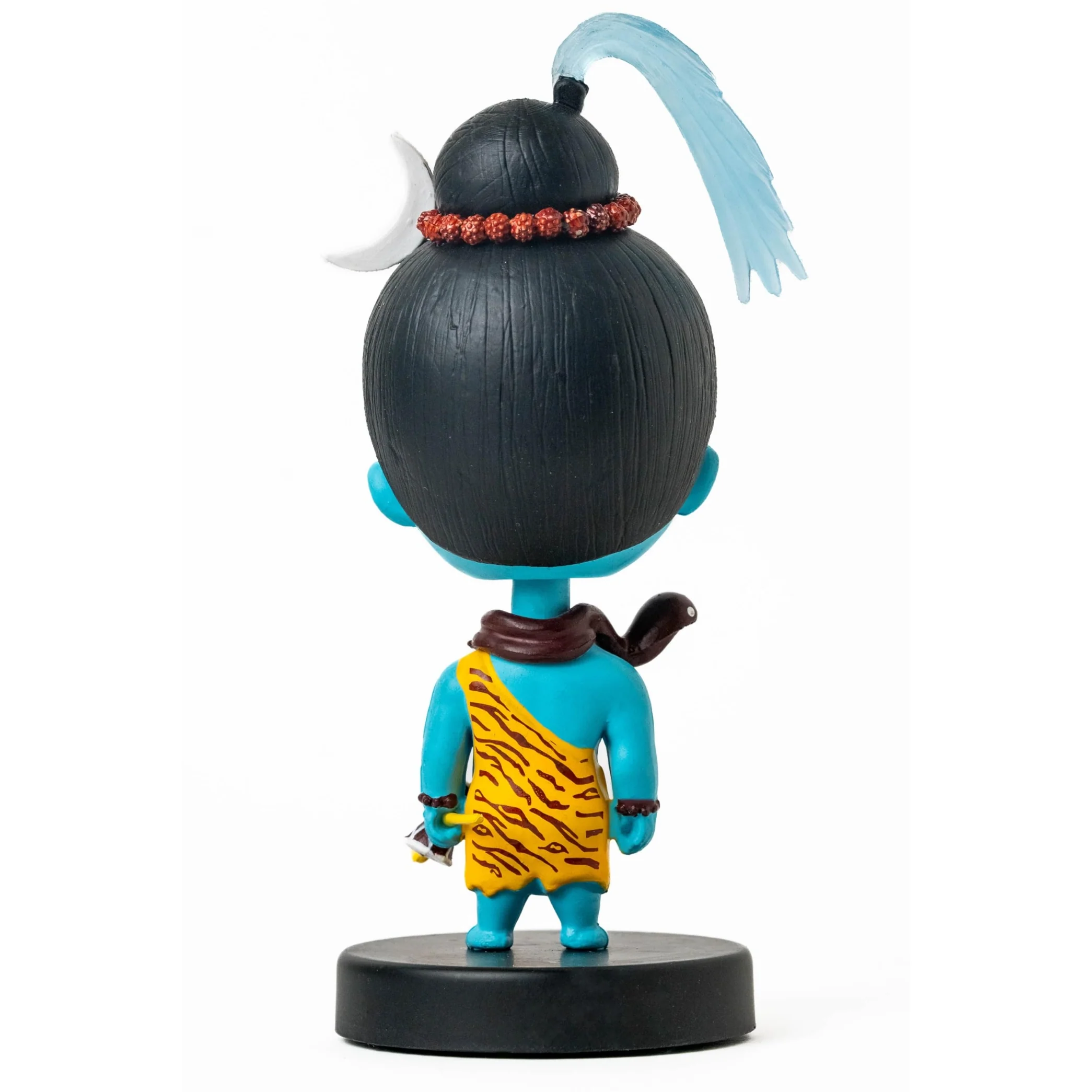 Lord Shiv Shankar Idol Bobblehead for Car Dashboard, Office Table,Home Decor| Little Mor Pankh & Bansuri Figurin|God Statue for Gifting Kids,Family & Friends - Image 2