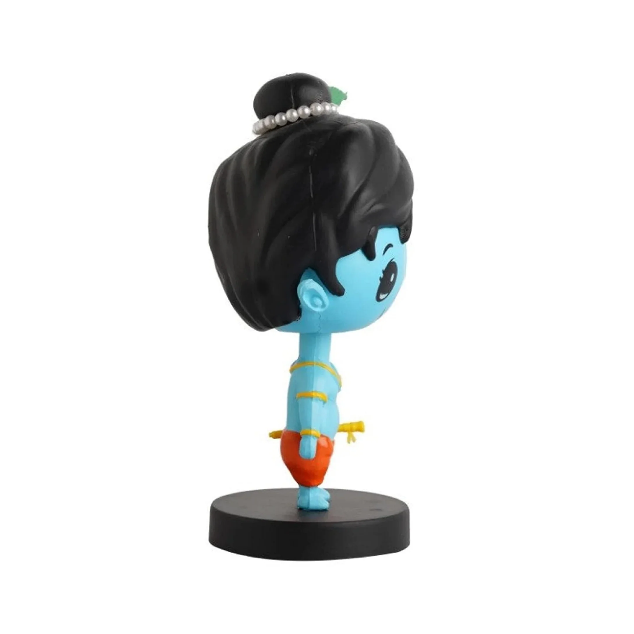 Lord Shree Krishna Idol Bobblehead for Car Dashboard, Office Table,Home Decor| Little Mor Pankh & Bansuri Figurin|God Statue for Gifting Kids,Family & Friends - Image 4