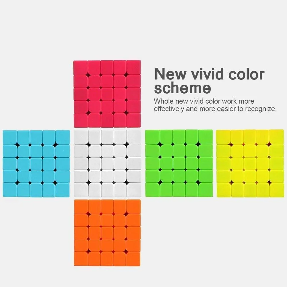 Magic Cube High Speed 5X5 Upgrade Version Puzzle Cube - Multicolor - Image 5