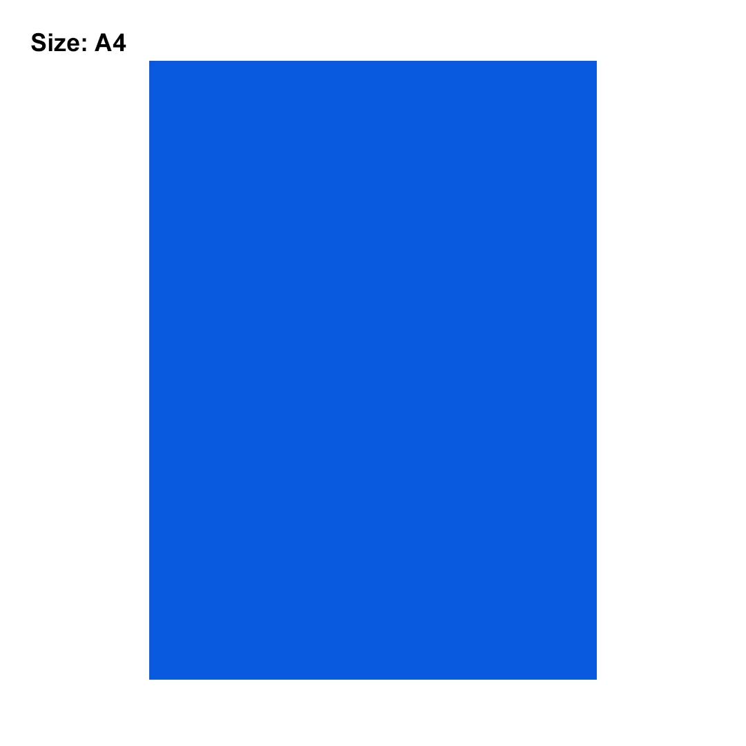 Magnet Sheet A4 Size - Blue - Image 2