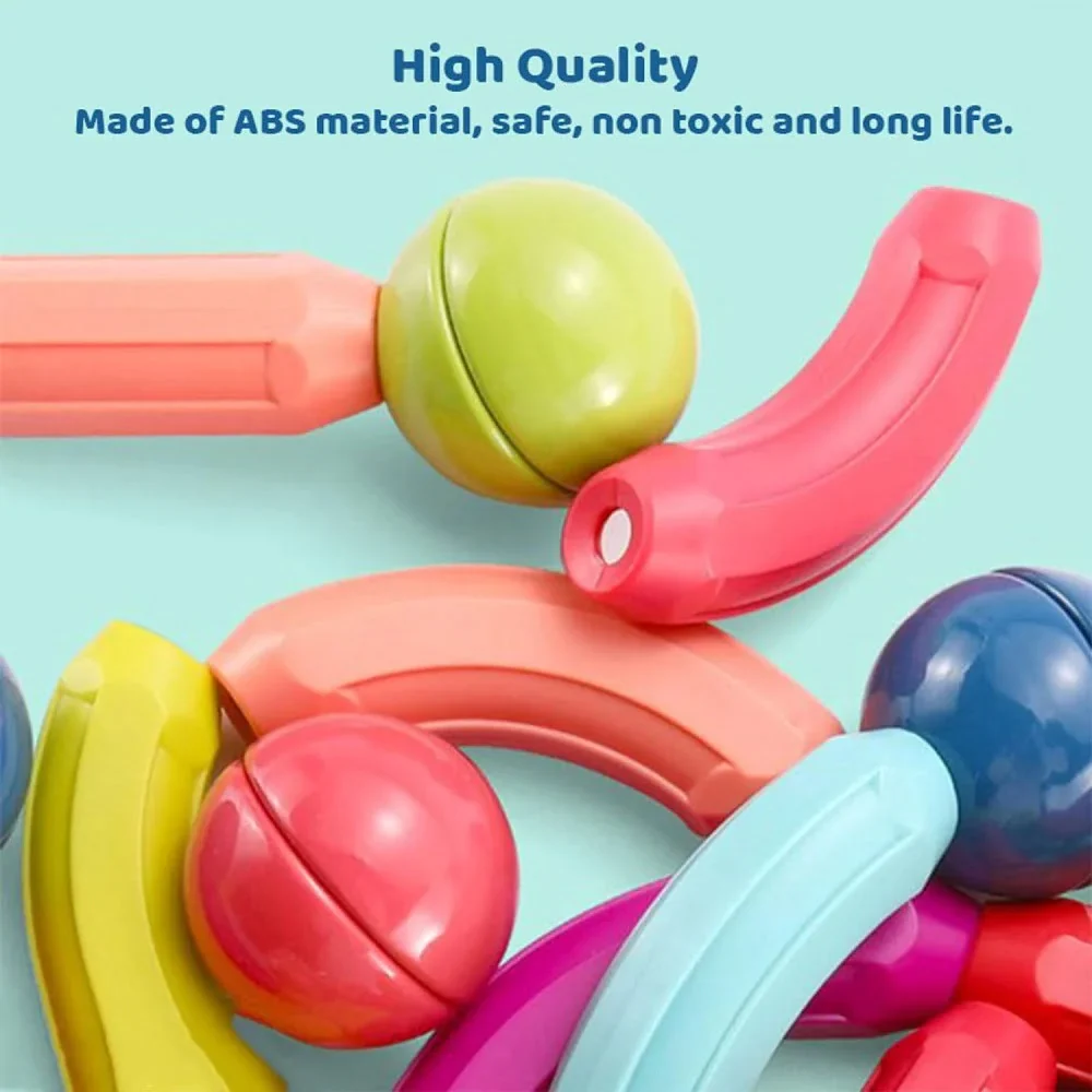 Magnetic Building Sticks and Balls Set - 36 Pc's - Image 4