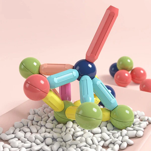 Magnetic Building Sticks and Balls Set - 42 Pc's - Image 12