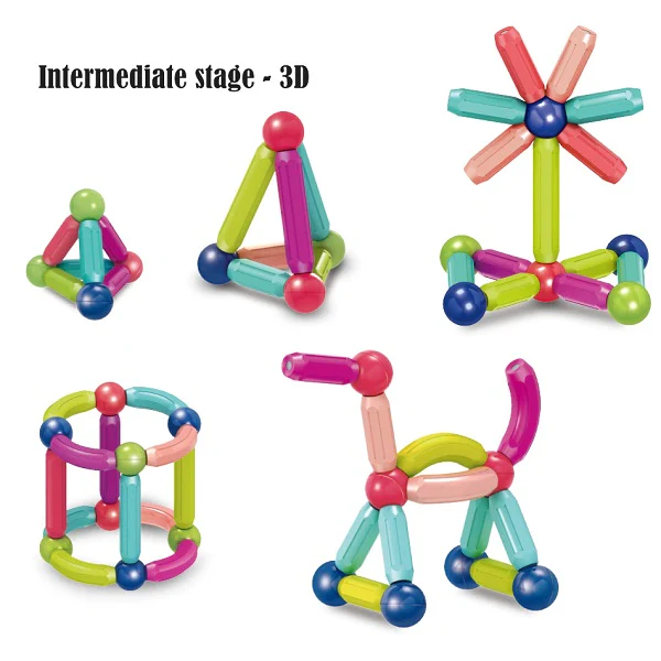 Magnetic Building Sticks and Balls Set - 42 Pc's - Image 14