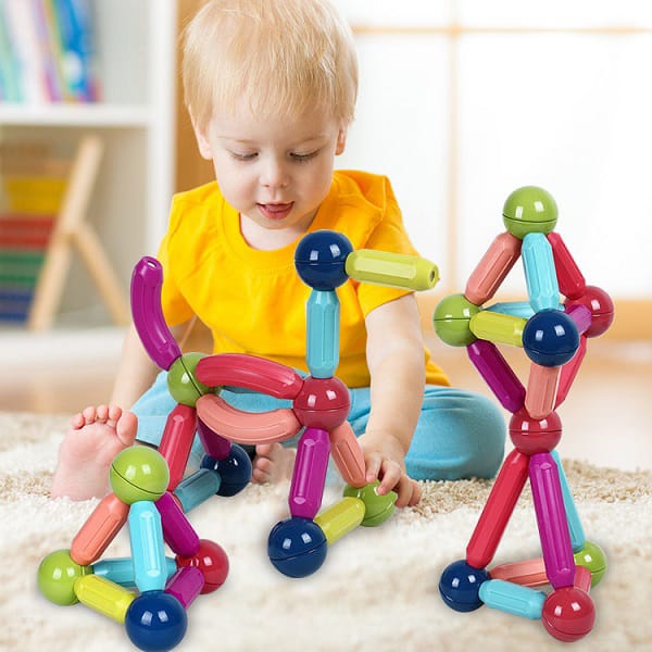 Magnetic Building Sticks and Balls Set - 42 Pc's - Image 16