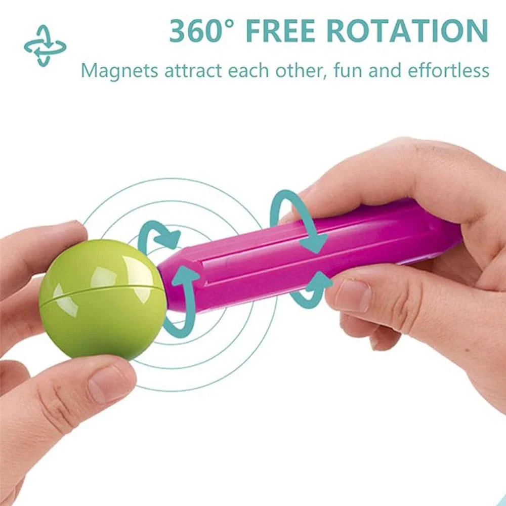 Magnetic Building Sticks and Balls Set - 42 Pc's - Image 6