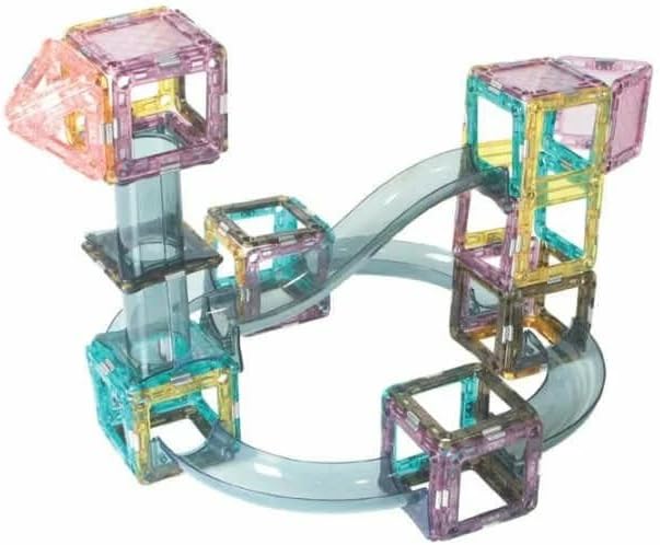 Magnetic Marble Roller 109 Pcs Light-Music-Electric Magnetic Tiles Building Blocks for Kids | 3D Educational STEM Puzzle Building Set for Kids Boys Girls - Image 4