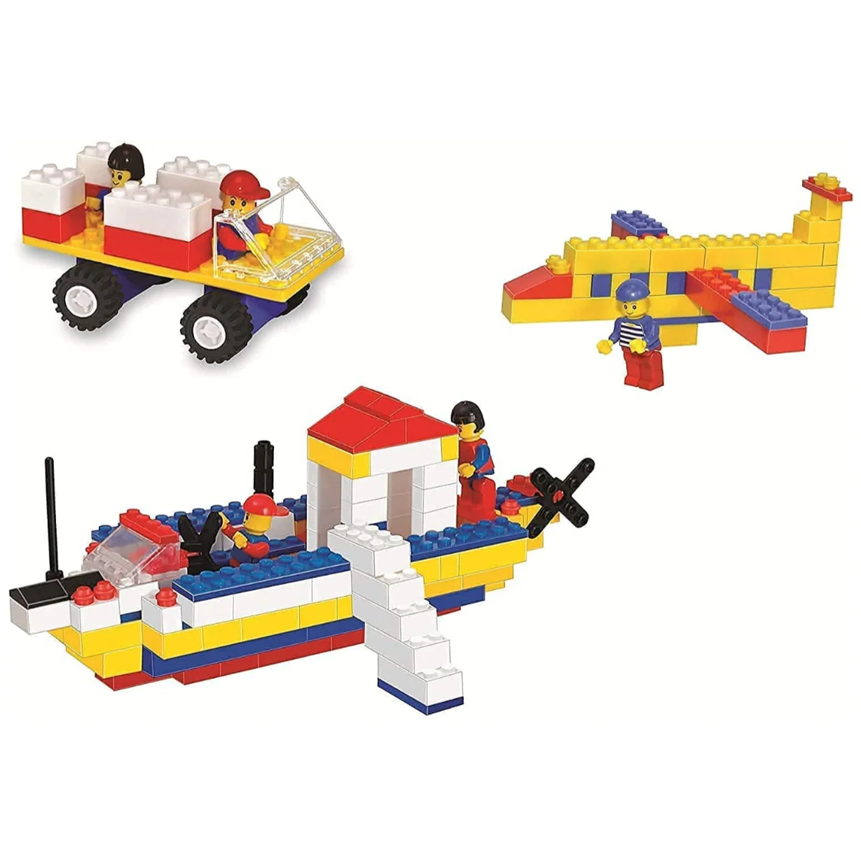 Maharaja Jumbo Architect 900+ Pcs Interlocking Building Blocks Toys & Games for Kids - Image 3