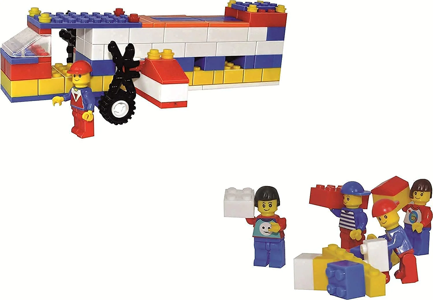 Maharaja Jumbo Architect 900+ Pcs Interlocking Building Blocks Toys & Games for Kids - Image 5