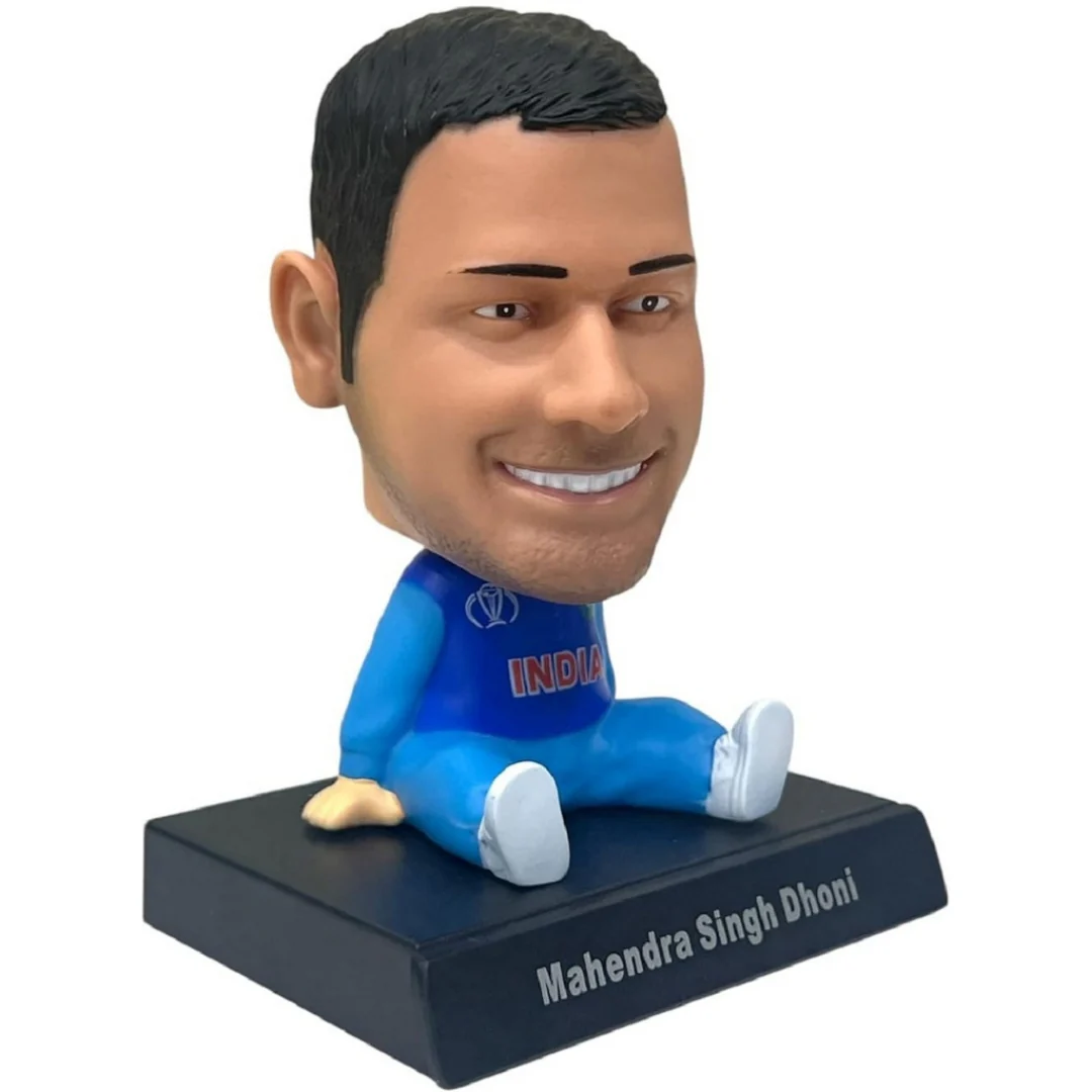 Mahendra Singh Dhoni Bobblehead With Mobile Stand - Image 2
