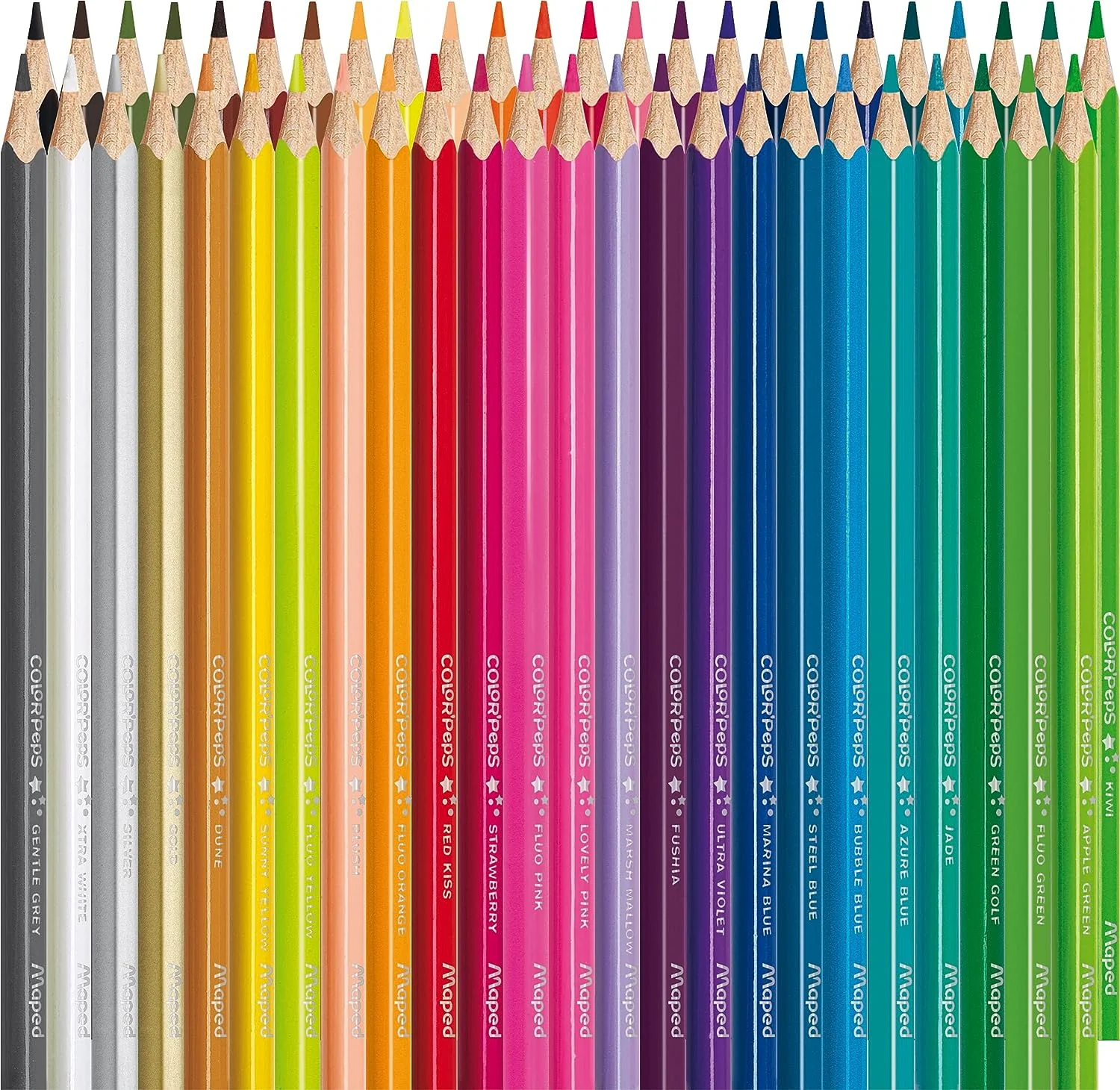Maped Color'Peps Color Pencil Set - Pack of 48 (Multicolor) - Image 2