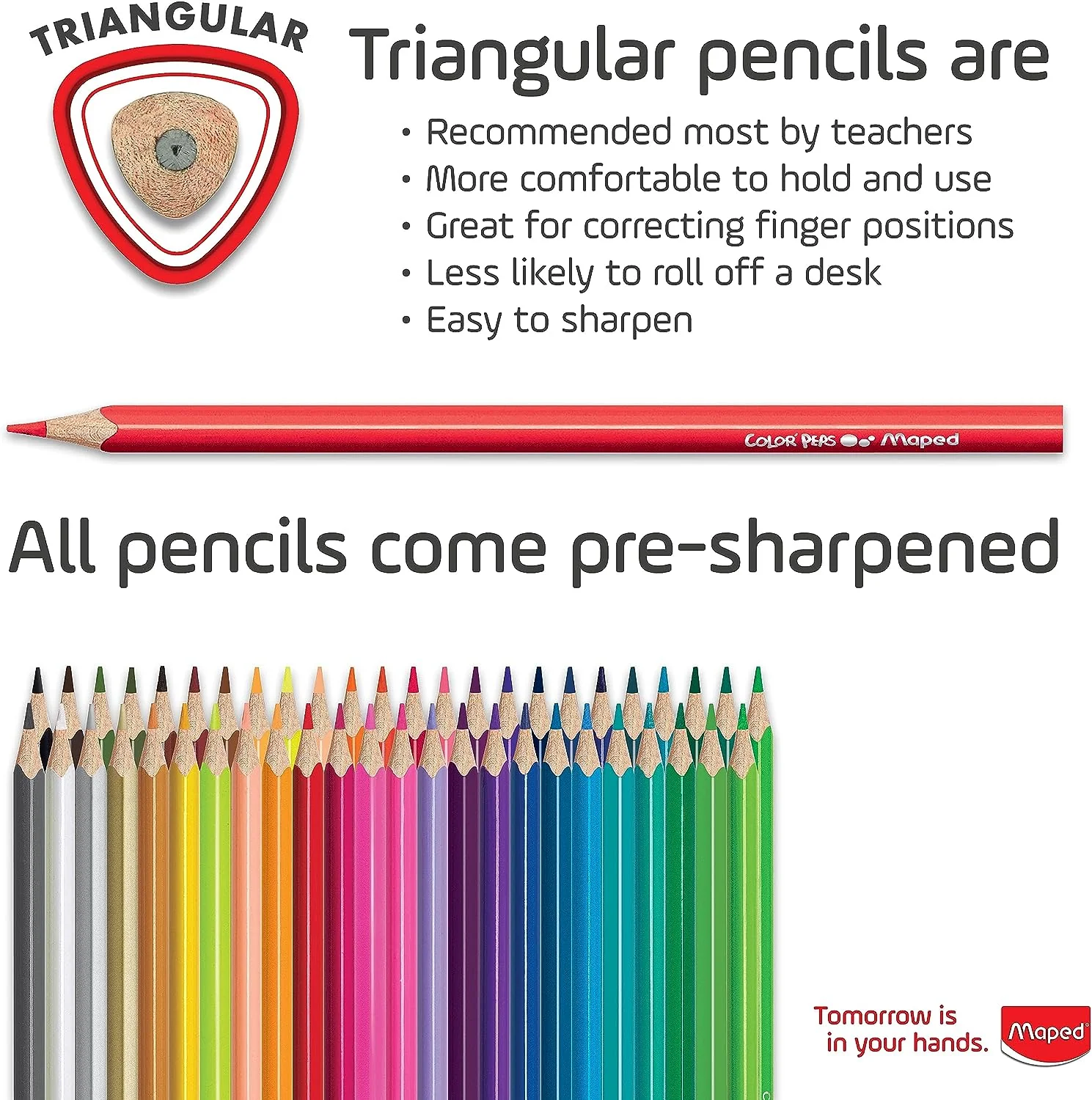Maped Color'Peps Color Pencil Set - Pack of 48 (Multicolor) - Image 6
