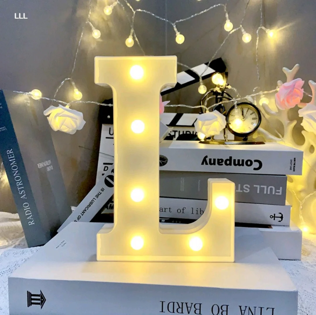 Marquee Alphabet Shaped Led Light - Asthetic Decorations Letter Light for Romantic Gift, Diwali Decoration Item, Night Light Lamp and Wall Lamp - Image 15