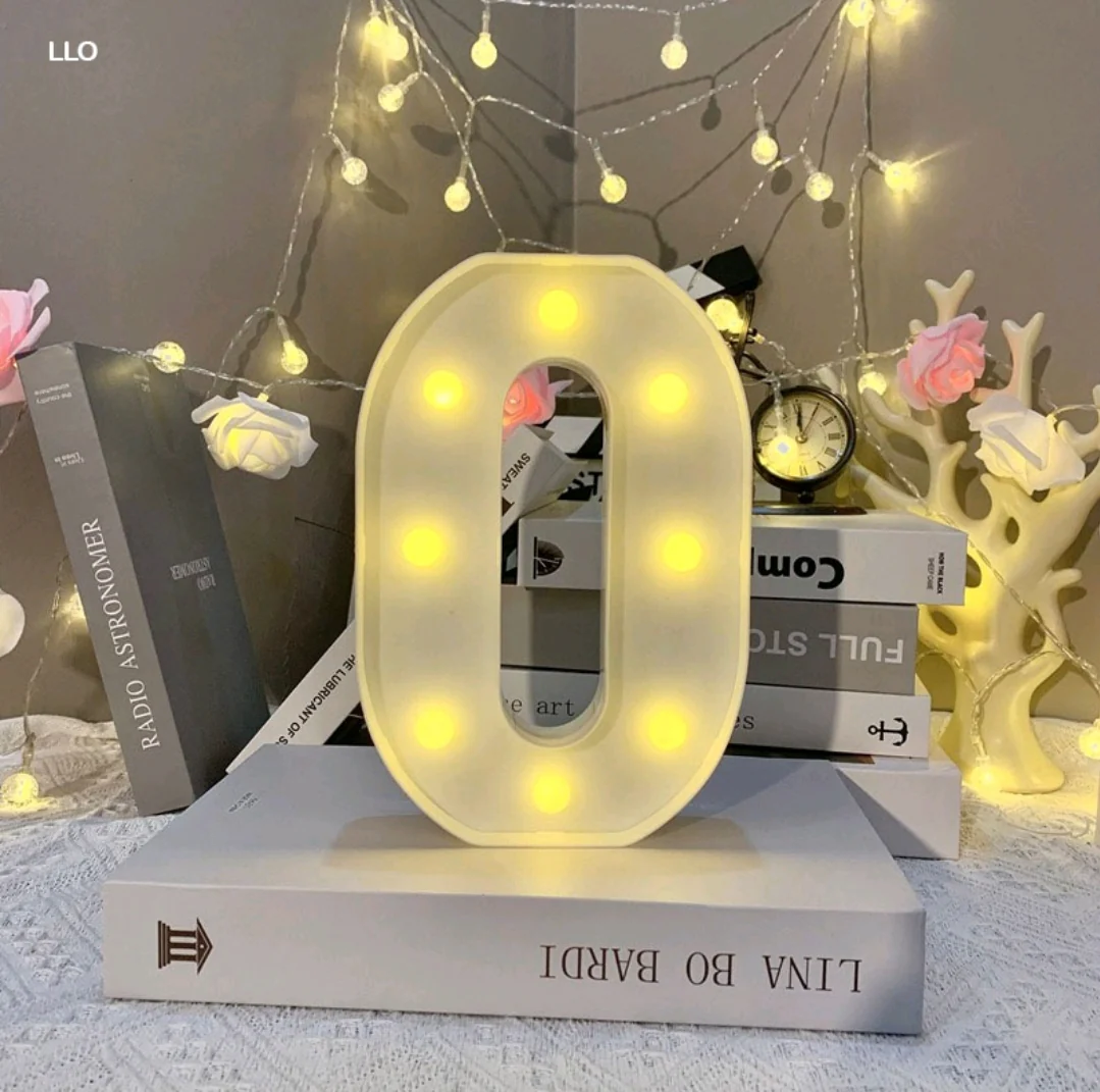 Marquee Alphabet Shaped Led Light - Asthetic Decorations Letter Light for Romantic Gift, Diwali Decoration Item, Night Light Lamp and Wall Lamp - Image 18