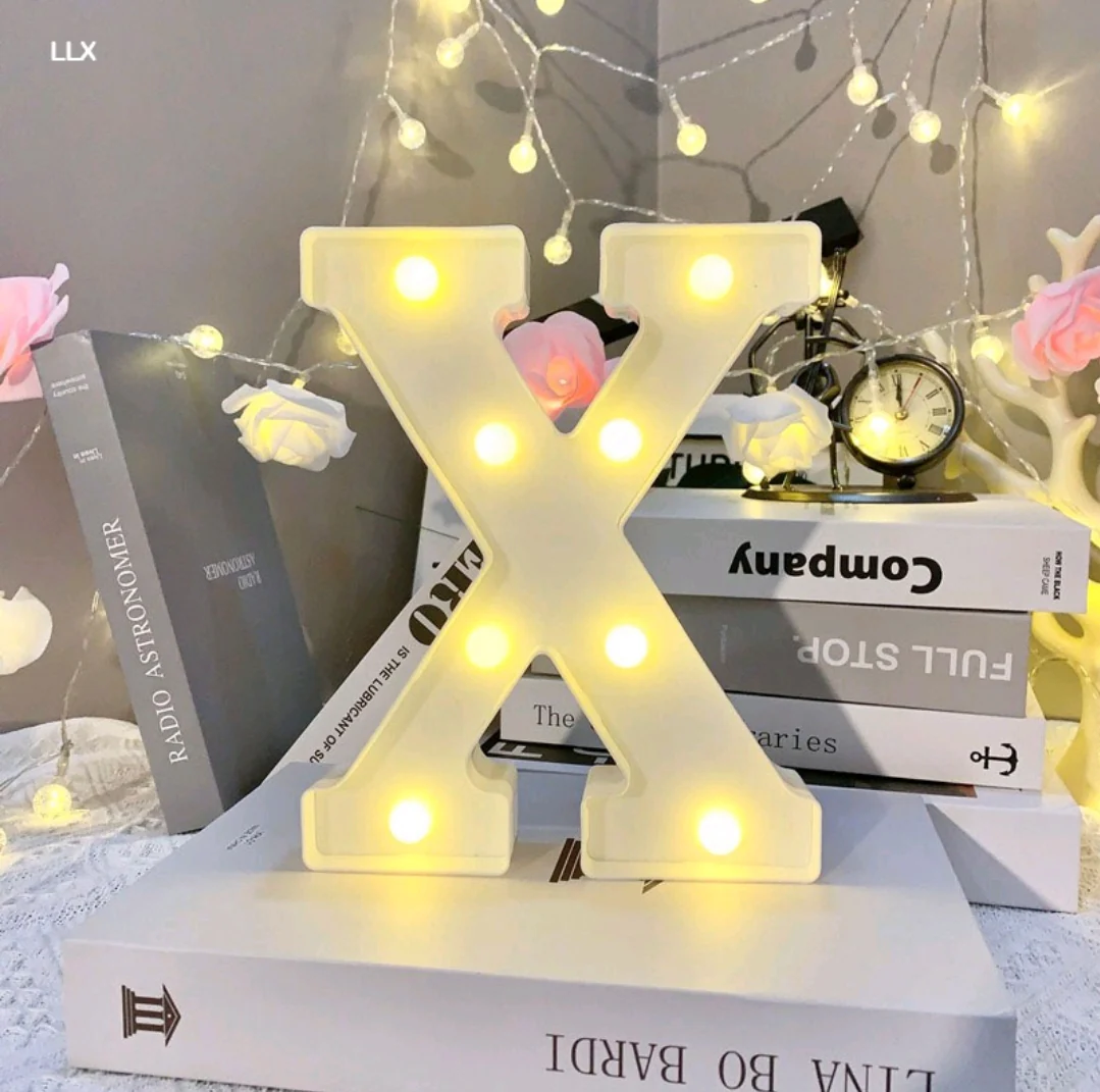Marquee Alphabet Shaped Led Light - Asthetic Decorations Letter Light for Romantic Gift, Diwali Decoration Item, Night Light Lamp and Wall Lamp - Image 27