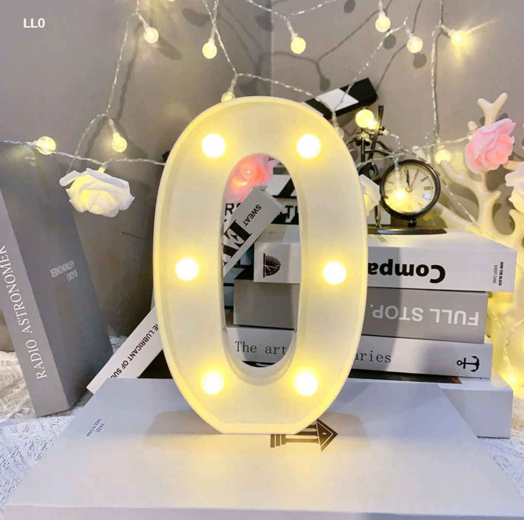 Marquee Alphabet Shaped Led Light - Asthetic Decorations Letter Light for Romantic Gift, Diwali Decoration Item, Night Light Lamp and Wall Lamp - Image 31