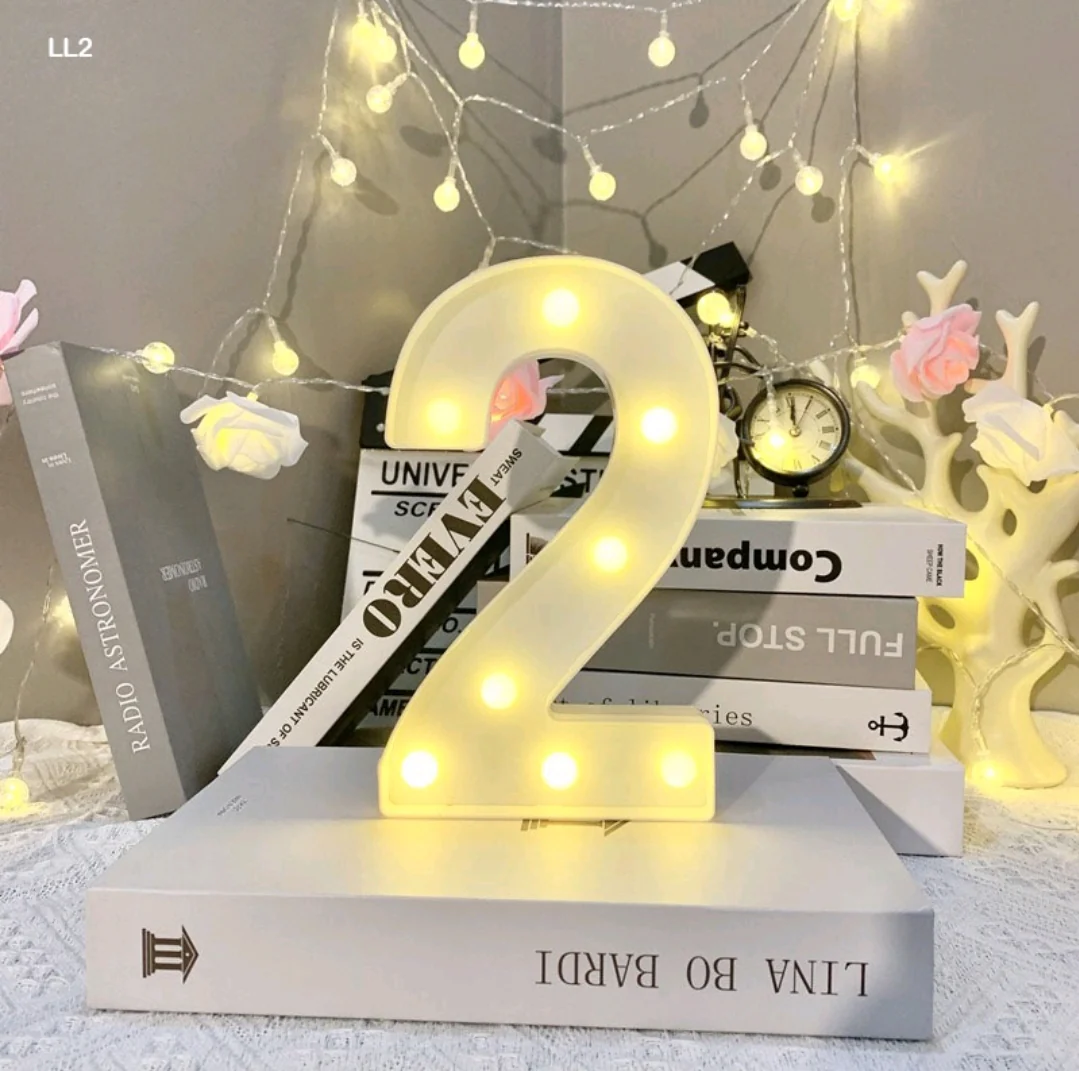 Marquee Alphabet Shaped Led Light - Asthetic Decorations Letter Light for Romantic Gift, Diwali Decoration Item, Night Light Lamp and Wall Lamp - Image 33