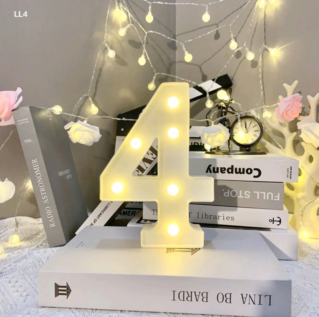 Marquee Alphabet Shaped Led Light - Asthetic Decorations Letter Light for Romantic Gift, Diwali Decoration Item, Night Light Lamp and Wall Lamp - Image 35