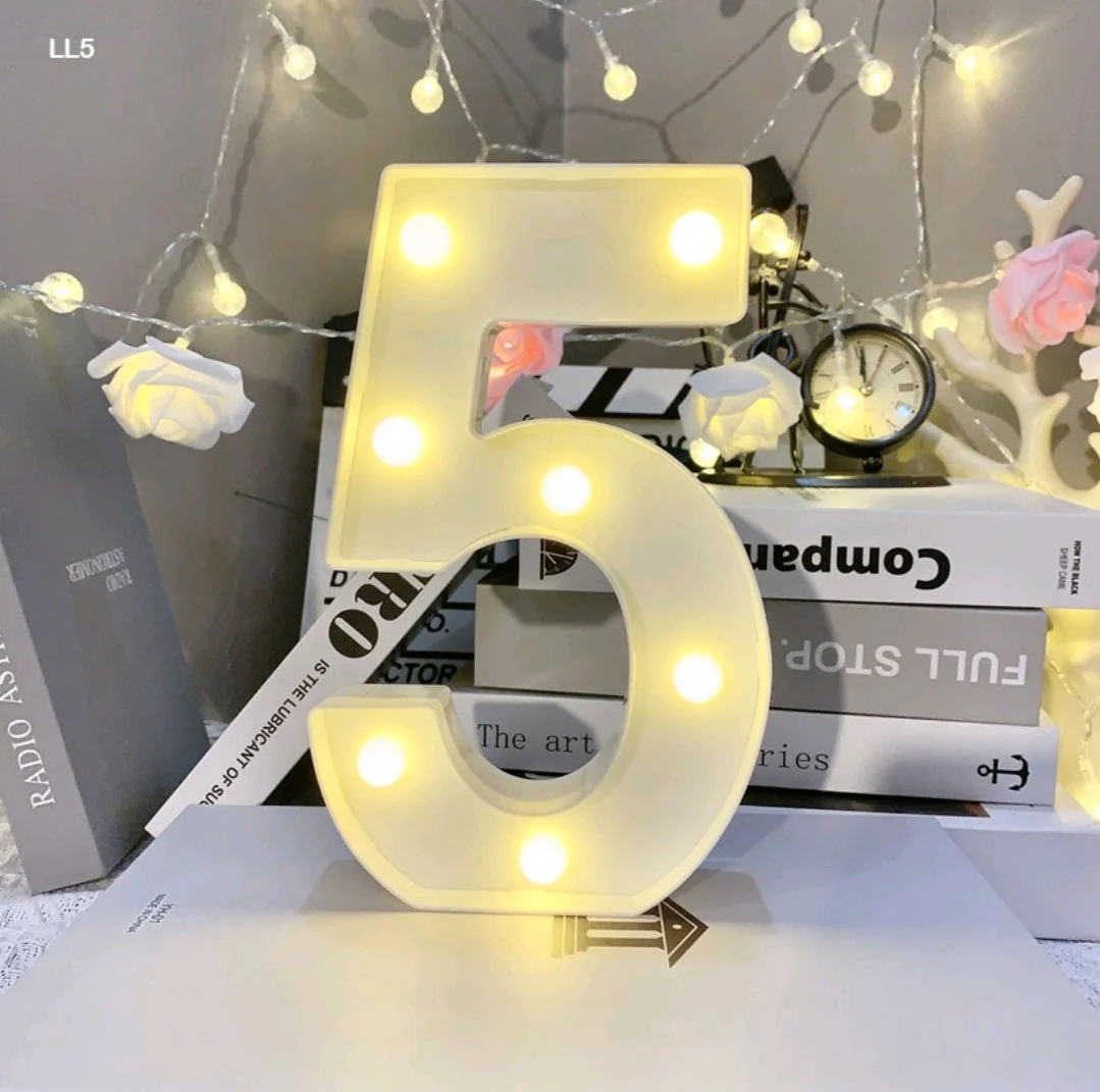 Marquee Alphabet Shaped Led Light - Asthetic Decorations Letter Light for Romantic Gift, Diwali Decoration Item, Night Light Lamp and Wall Lamp - Image 36