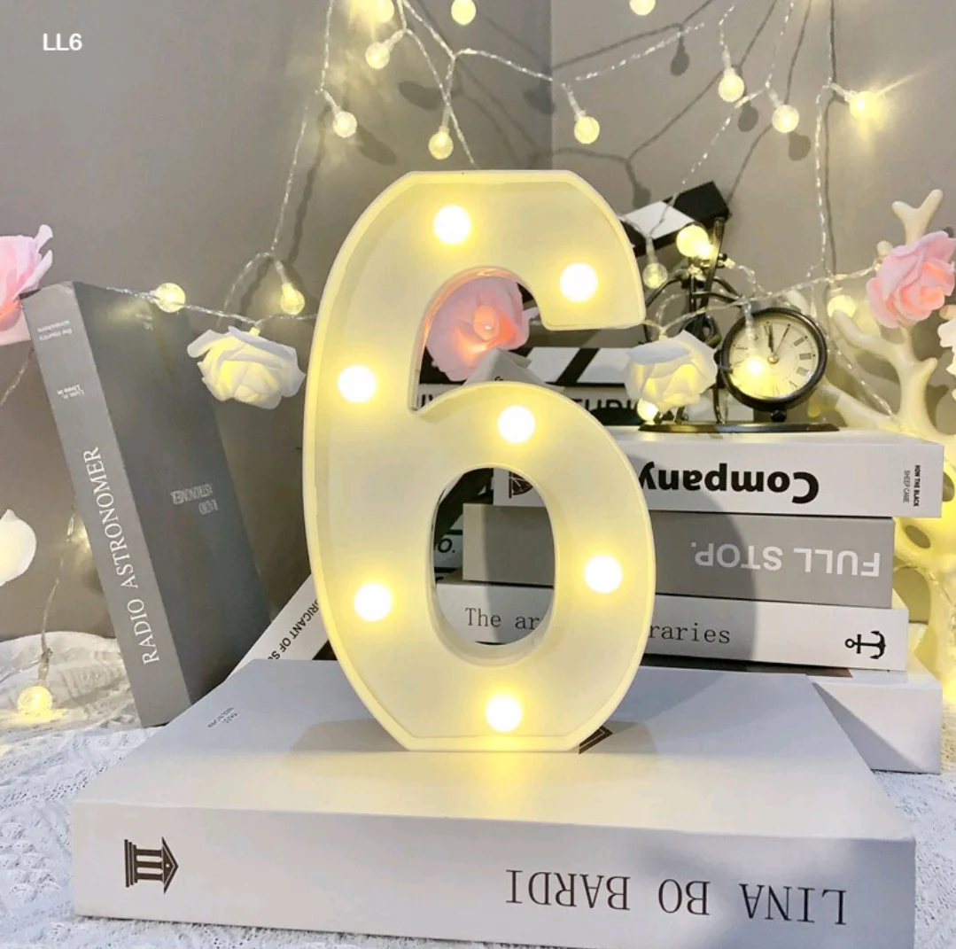 Marquee Alphabet Shaped Led Light - Asthetic Decorations Letter Light for Romantic Gift, Diwali Decoration Item, Night Light Lamp and Wall Lamp - Image 37
