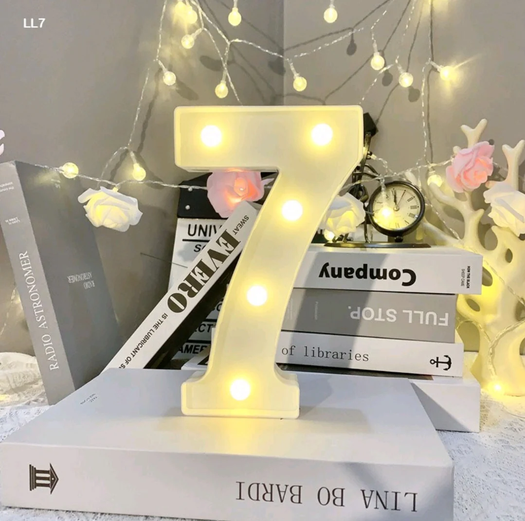 Marquee Alphabet Shaped Led Light - Asthetic Decorations Letter Light for Romantic Gift, Diwali Decoration Item, Night Light Lamp and Wall Lamp - Image 38