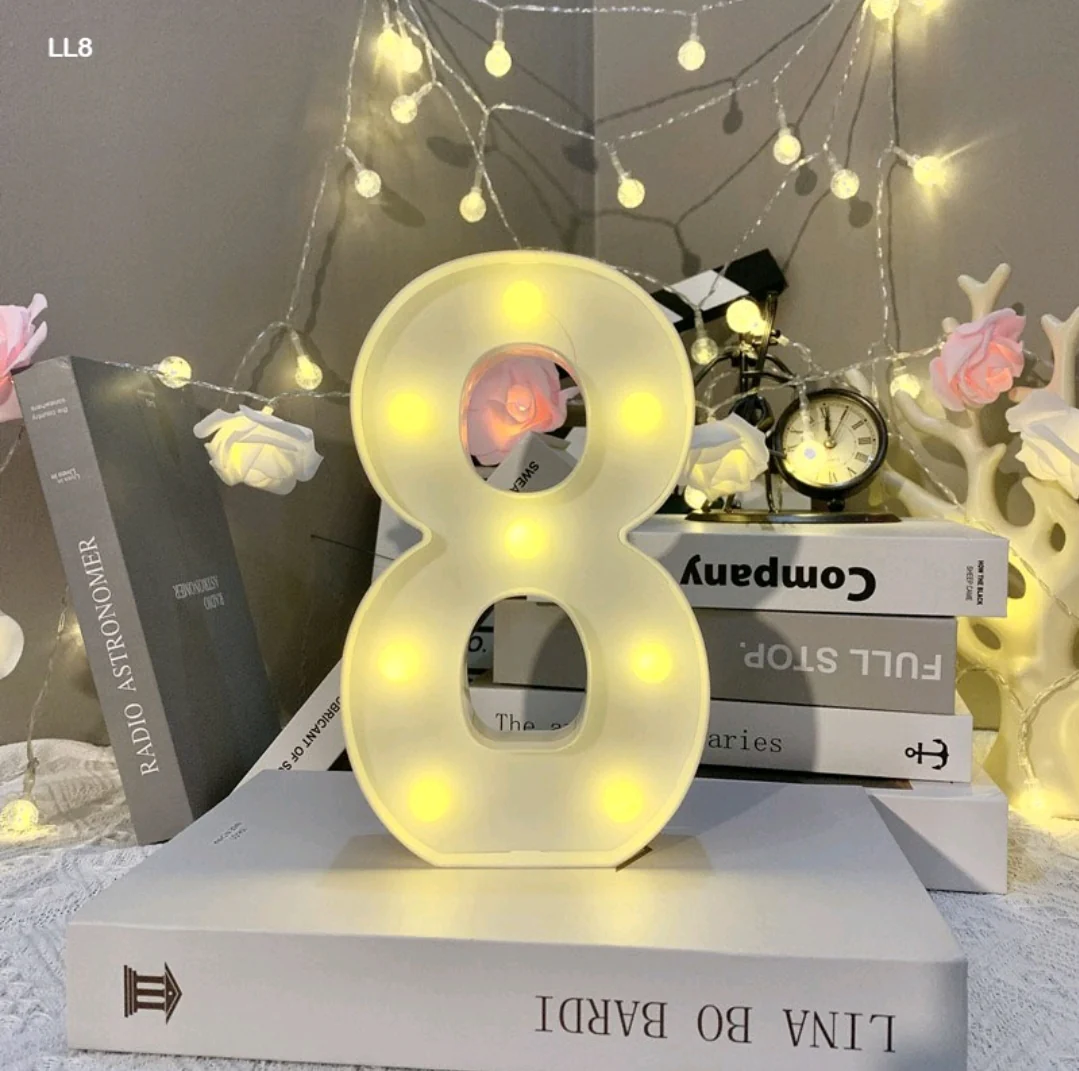 Marquee Alphabet Shaped Led Light - Asthetic Decorations Letter Light for Romantic Gift, Diwali Decoration Item, Night Light Lamp and Wall Lamp - Image 39