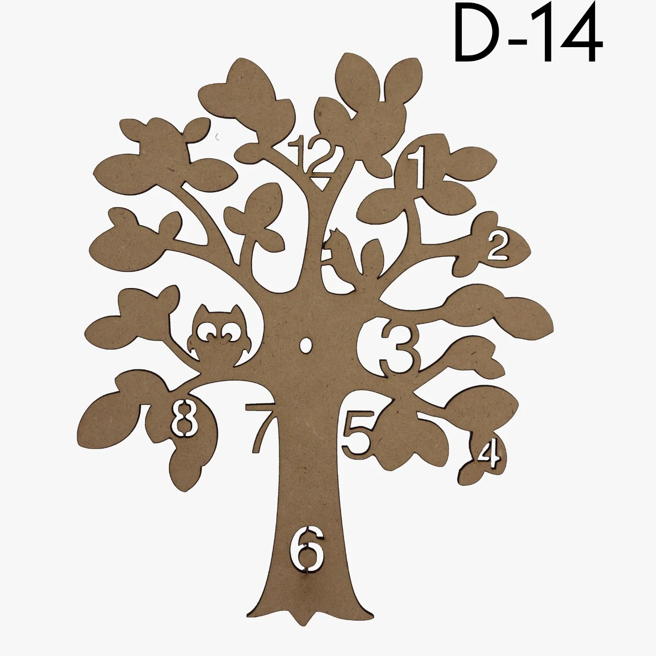 Mdf Wall Clock 12 Inch 4mm - Image 12