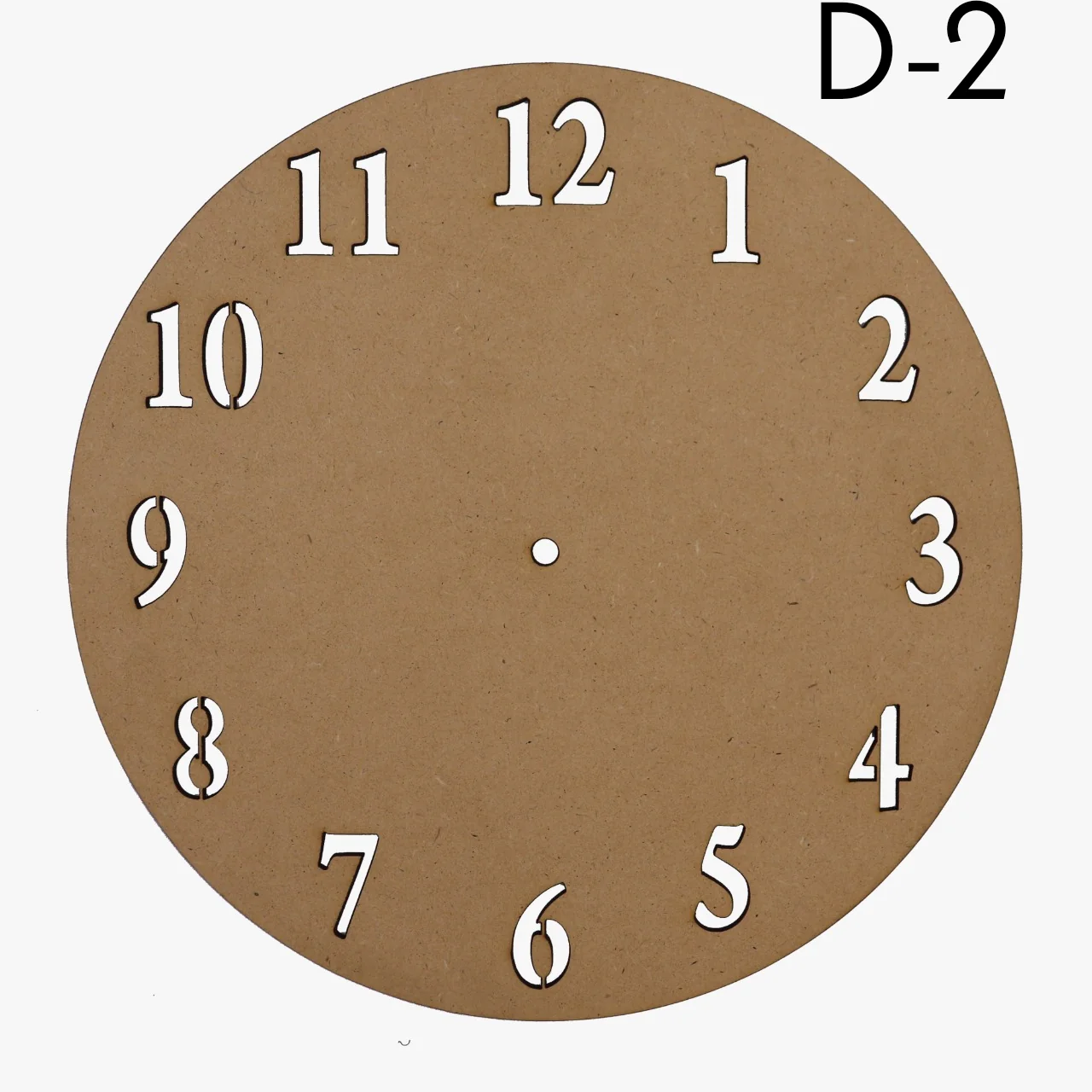 Mdf Wall Clock 12 Inch 4mm - Image 2
