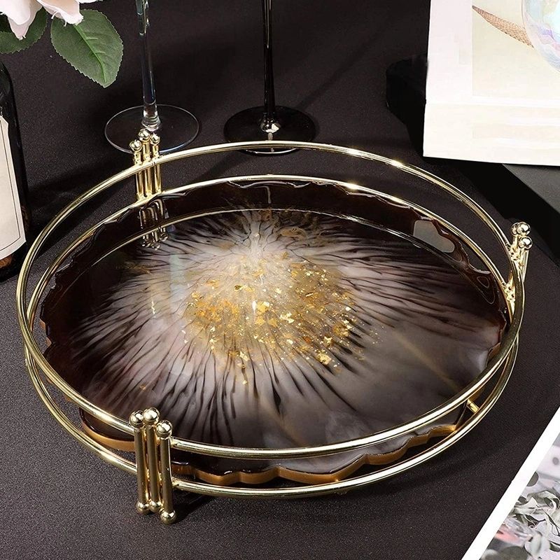 Metal Frame For Resin Tray - Round - Image 2