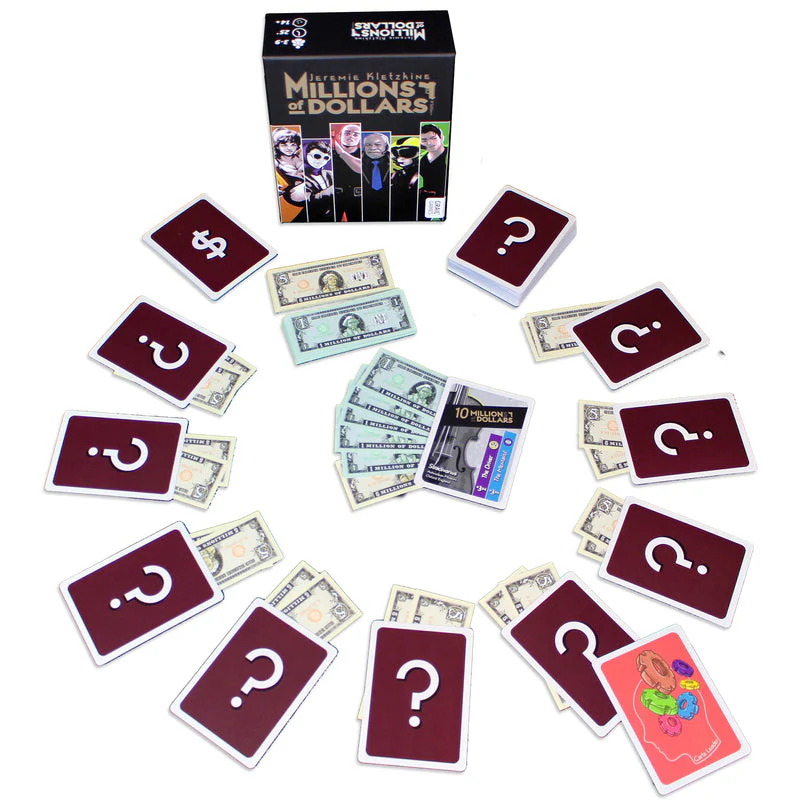 Millions of Dollars Board Game A Cutthroat Bluffing and Negotiation Strategy Game - Image 3