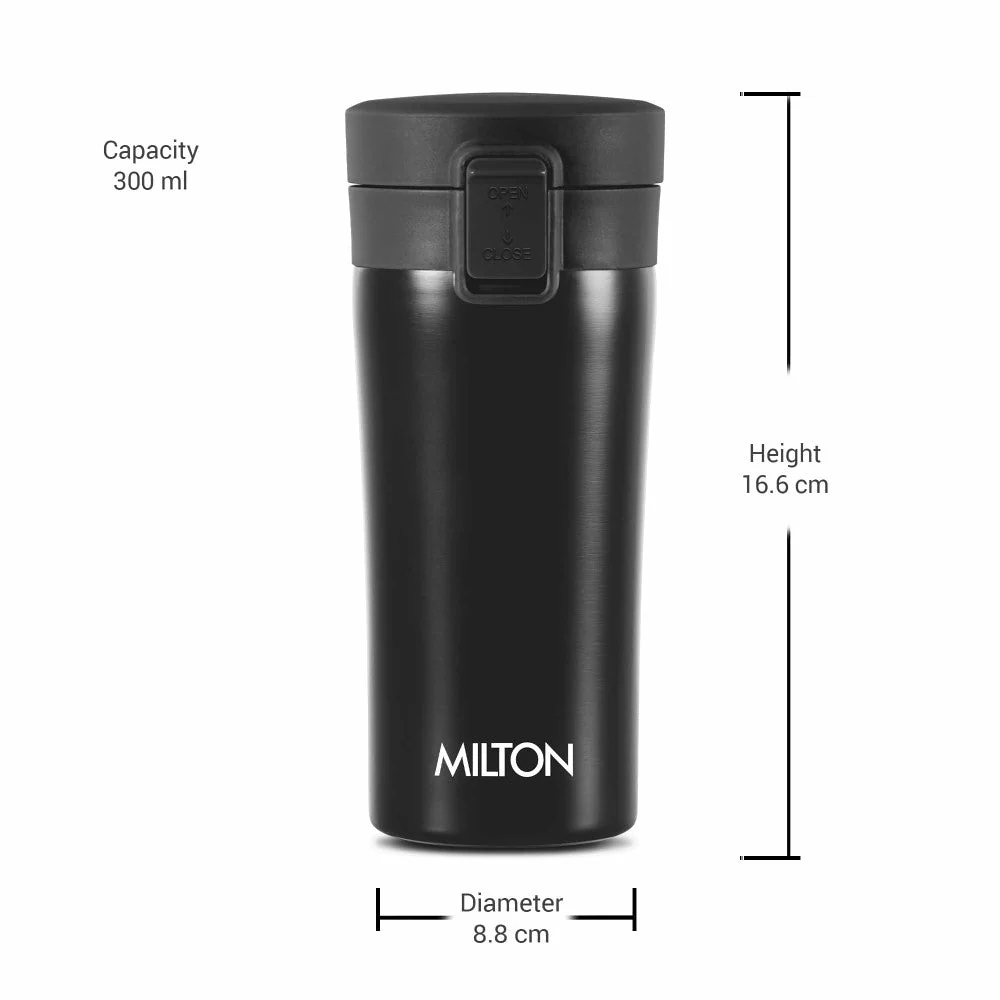 Milton Coffee Mug Thermosteel Hot or Cold Insulated Flask, 300 ml, Peach | Leak Proof | Rust Proof | Tea Mug | Soup Flask | Juice Mug | Water Flask | Easy Grip | Easy to Carry - Image 11