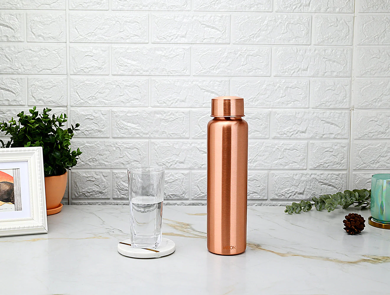 Milton Copper Aqua 1000 Water Bottle, 950 ml, Copper | 100% Leak Proof | Office Bottle | Gym Bottle | Yoga Bottle | Home | Kitchen | Hiking | Treking Bottle | Travel Bottle - Image 3