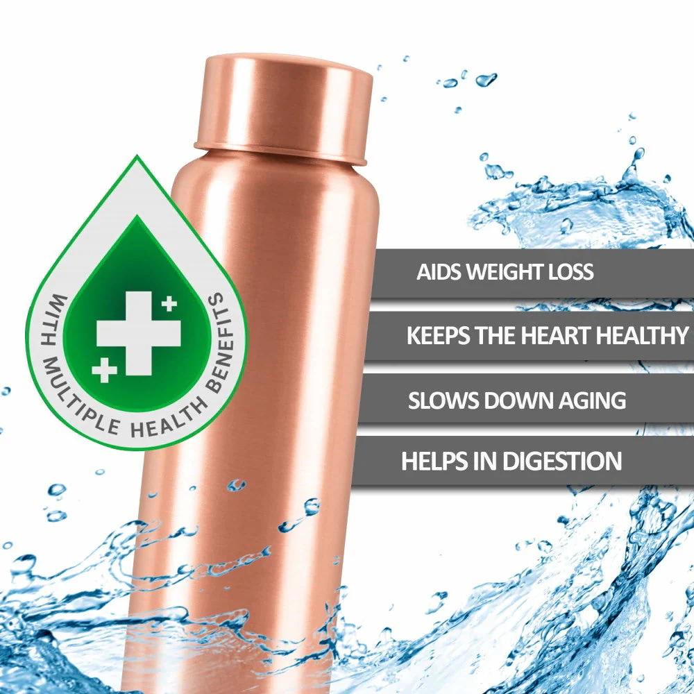Milton Copper Aqua 1000 Water Bottle, 950 ml, Copper | 100% Leak Proof | Office Bottle | Gym Bottle | Yoga Bottle | Home | Kitchen | Hiking | Treking Bottle | Travel Bottle - Image 5
