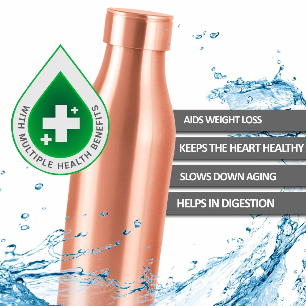 Milton Copper Charge 1000 Water Bottle, 930 ml, 1 Piece, Copper | 100% Leak Proof | Office Bottle | Gym Bottle | Yoga Bottle | Home | Kitchen | Hiking | Treking Bottle | Travel Bottle - Image 4