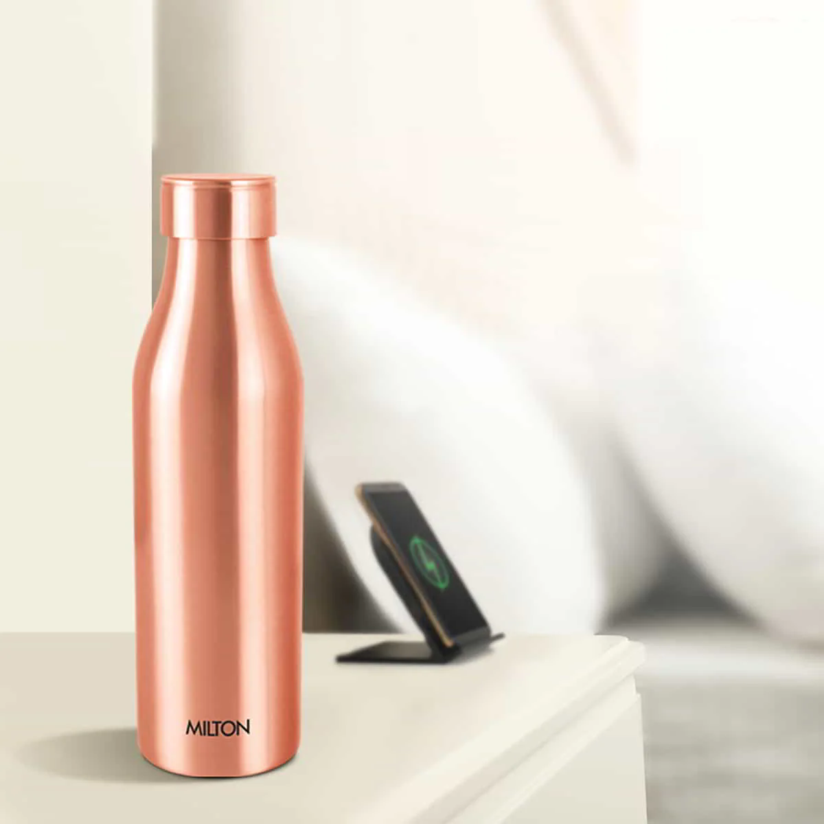 Milton Copper Charge 1000 Water Bottle, 930 ml, 1 Piece, Copper | 100% Leak Proof | Office Bottle | Gym Bottle | Yoga Bottle | Home | Kitchen | Hiking | Treking Bottle | Travel Bottle - Image 8