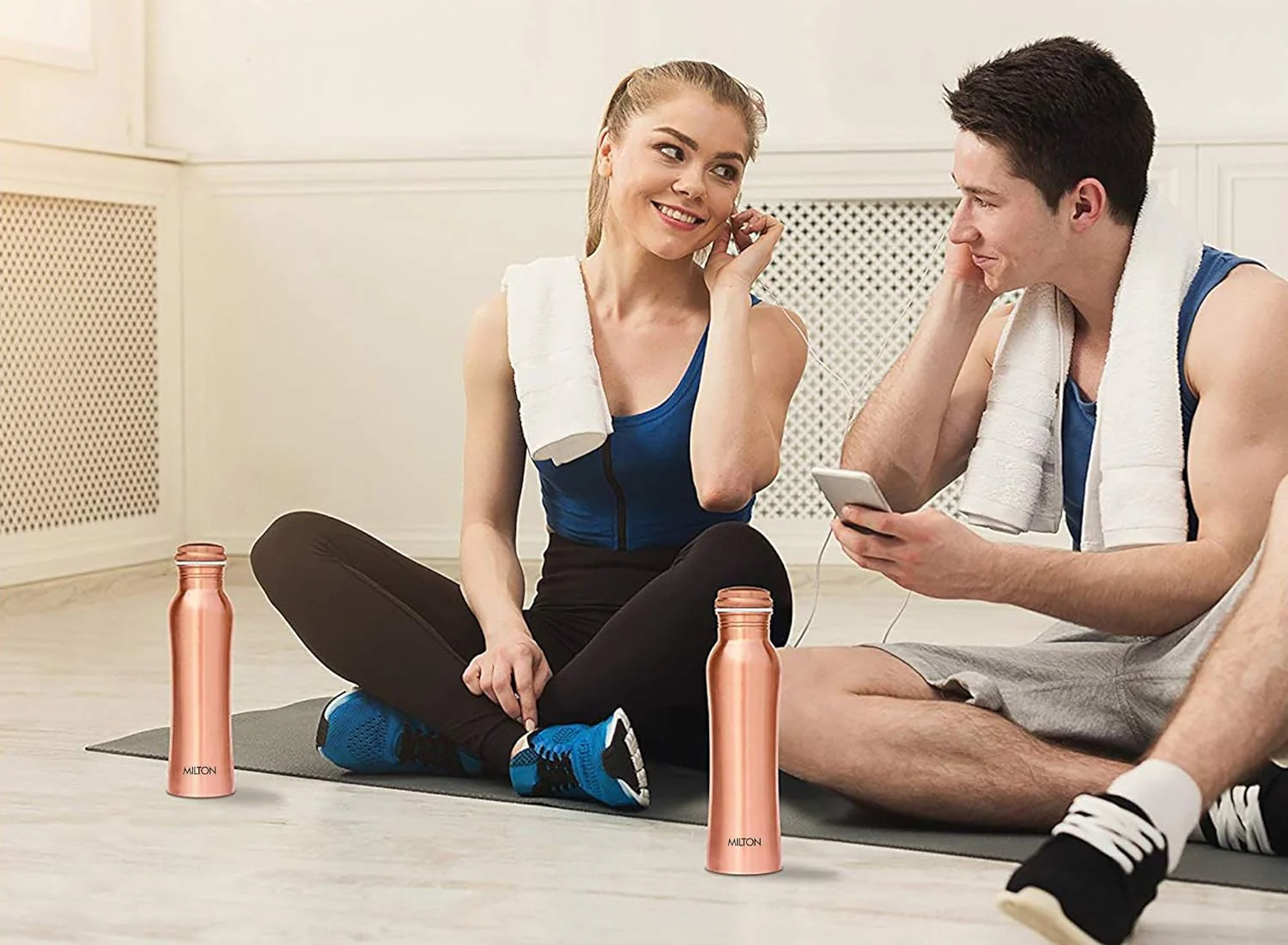 Milton Copper Copperas 1000 Water Bottle, 950 ml, Copper | 100% Leak Proof | Office Bottle | Gym Bottle | Yoga Bottle | Home | Kitchen | Hiking | Treking Bottle | Travel Bottle - Image 3