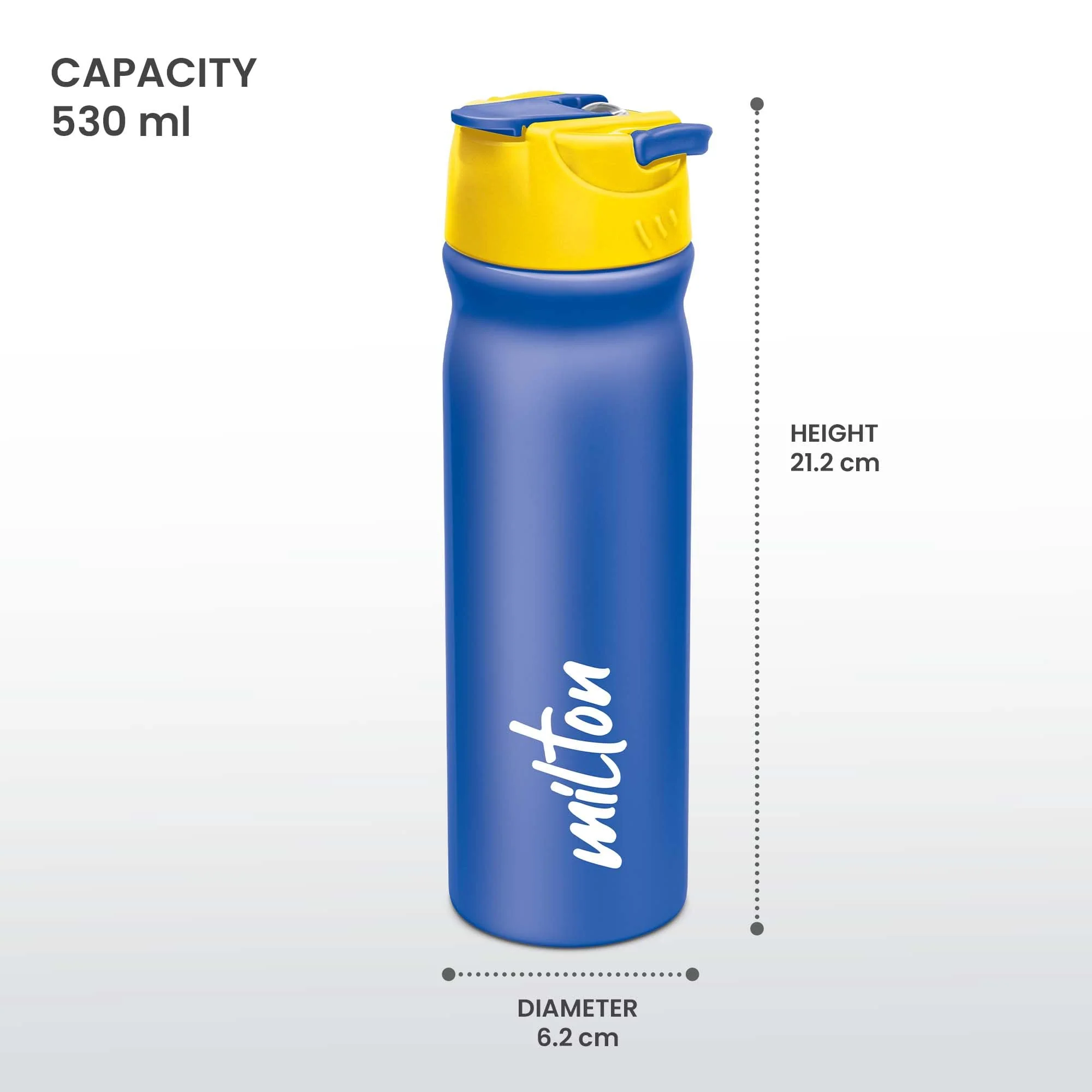 Milton Max 600 Water Bottle, 530 ml, 1 Piece | 100% Leak Proof | Office Bottle | Gym Bottle | Yoga Bottle | Home | Kitchen | Hiking | Treking Bottle | Travel Bottle - Image 11