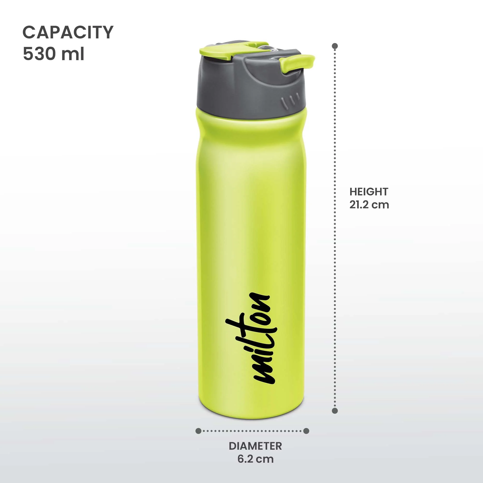 Milton Max 600 Water Bottle, 530 ml, 1 Piece | 100% Leak Proof | Office Bottle | Gym Bottle | Yoga Bottle | Home | Kitchen | Hiking | Treking Bottle | Travel Bottle - Image 17