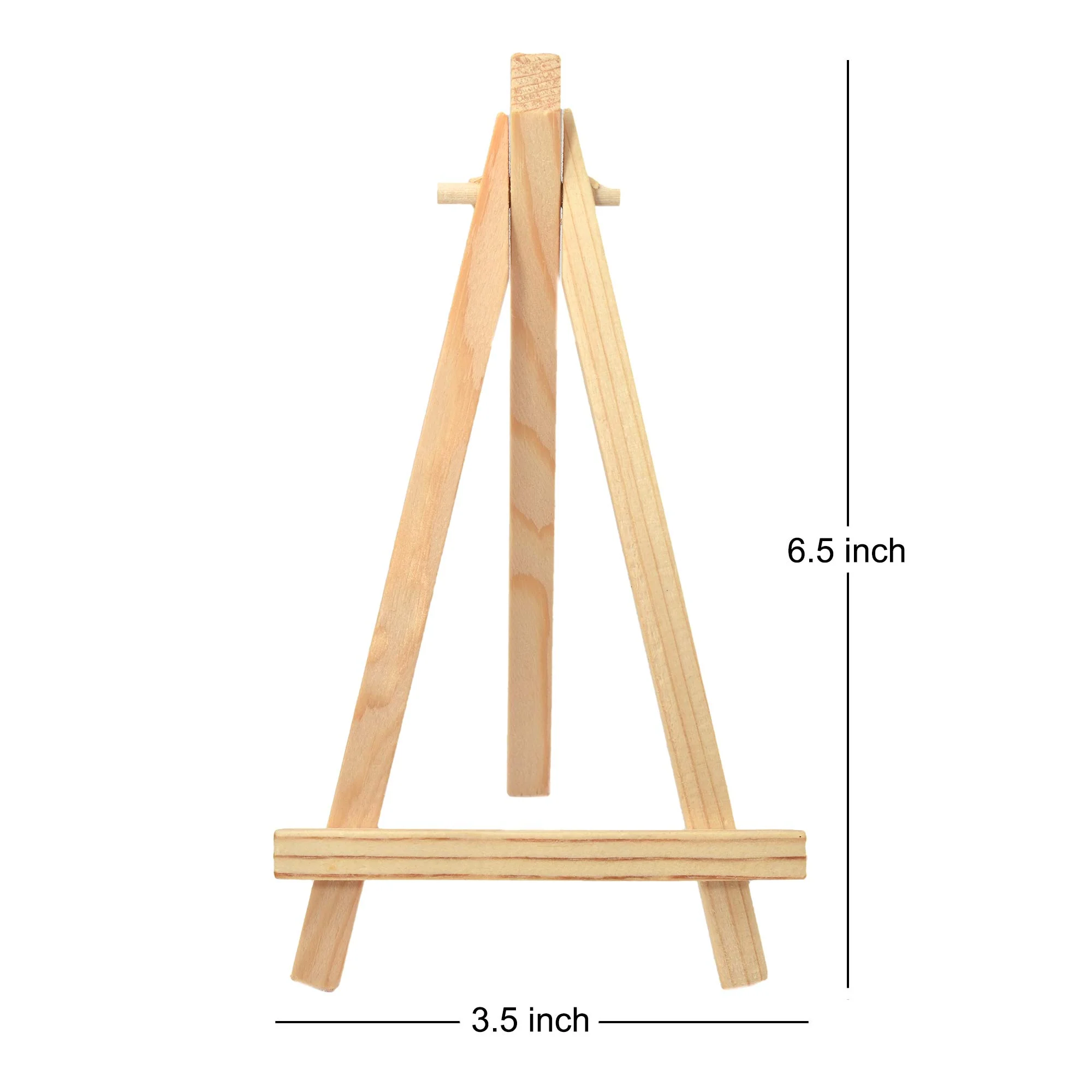 Mini Wooden Display Canvas With Stand 10 x 10 cm - Image 6