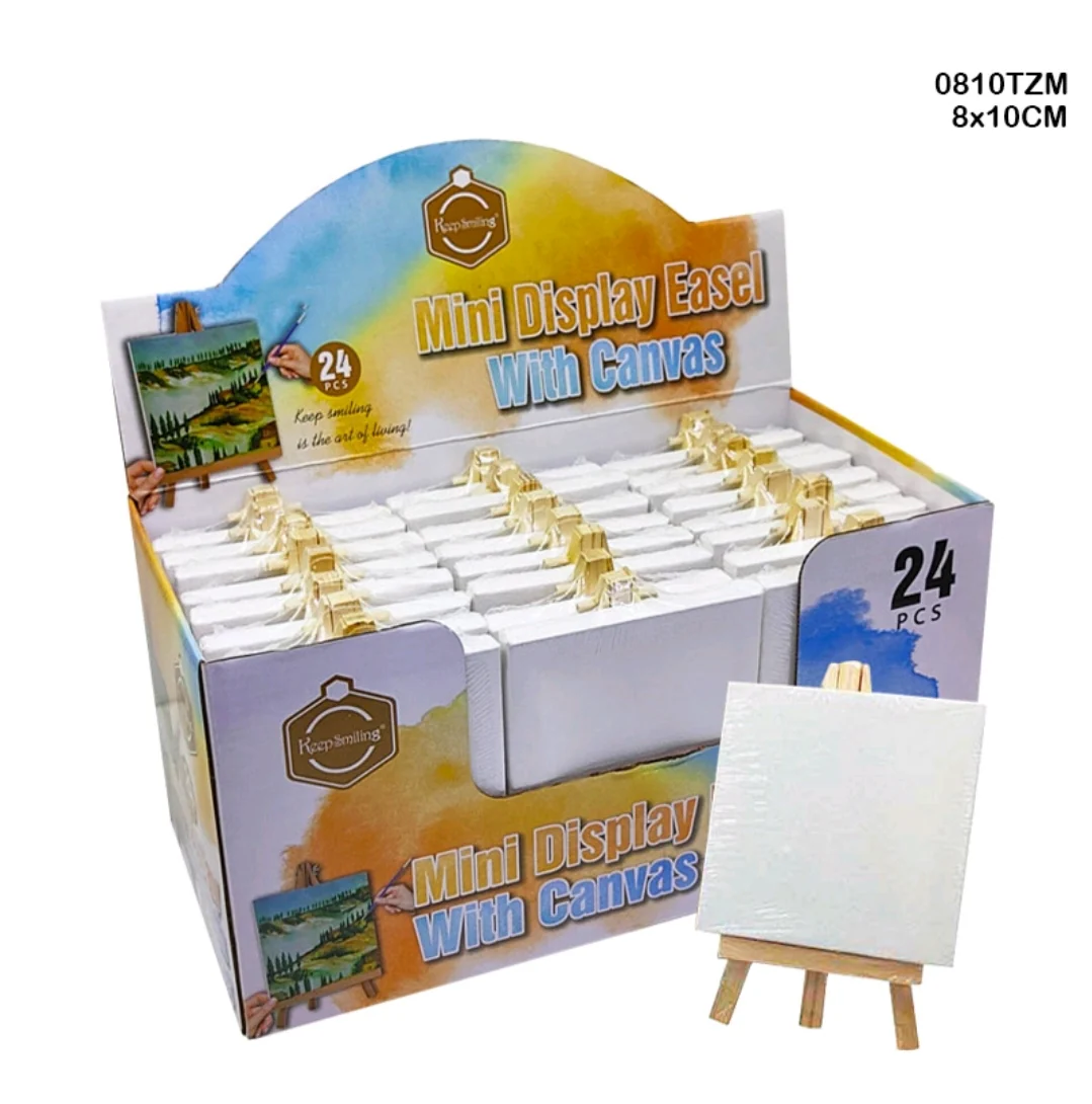 Mini Wooden Display Canvas With Stand 8 x 10 cm