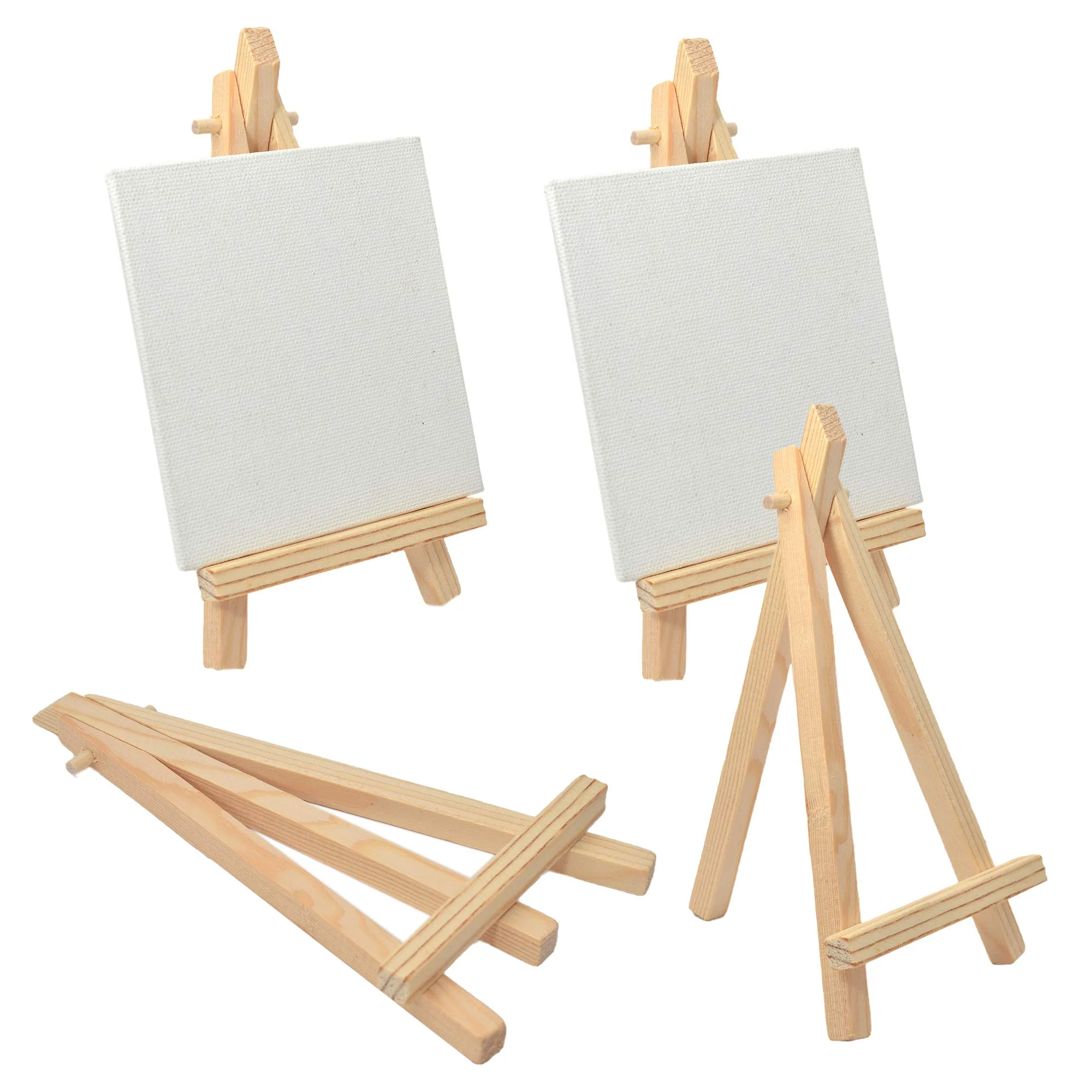 Mini Wooden Display Canvas With Stand 8 x 10 cm - Image 3