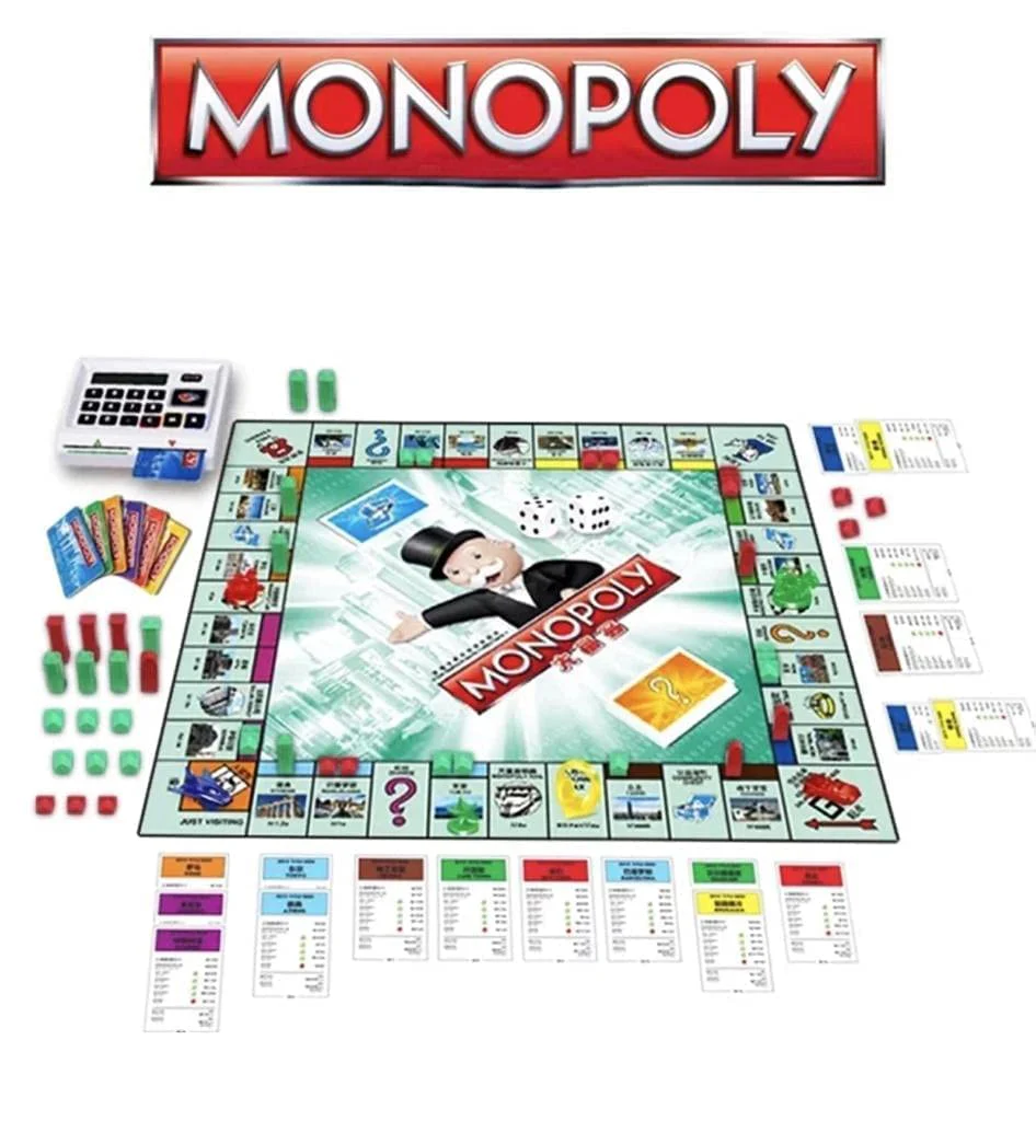 Monopoly Electronic Banking Board Game, Business Dealing Game, Electronic Banking Deal Cards, 8+ Age Kids 2-6 Players - Image 2