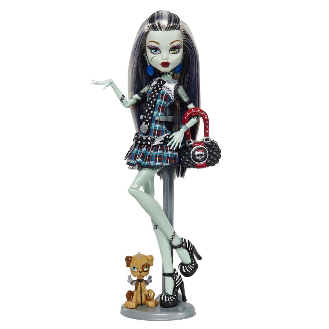 Monster High Frankie Stein Reproduction Doll With Doll Stand & Accessories HGC31 - Image 3